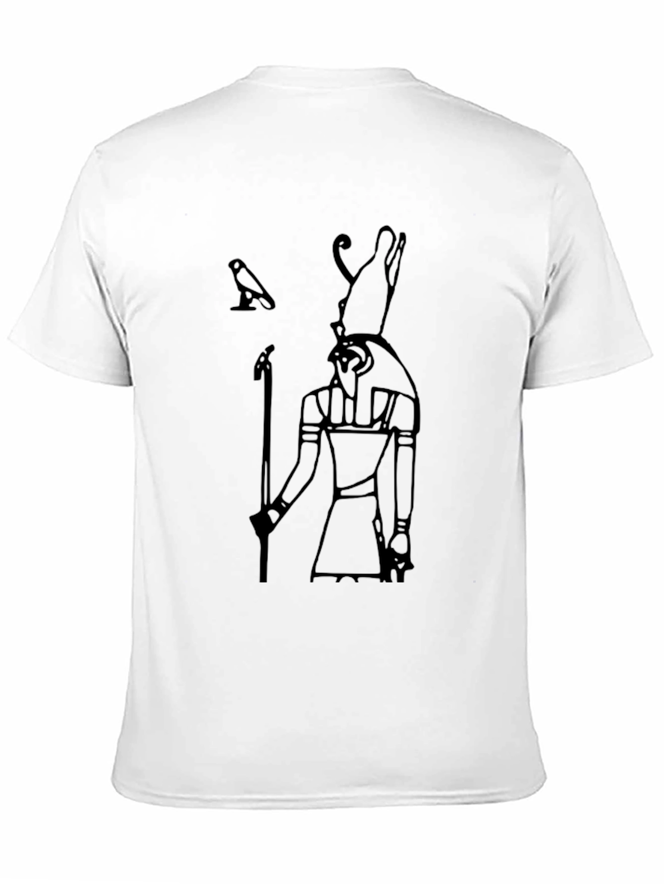 Black Egyptian God Graphic Tee - Black Cotton Blend view 11