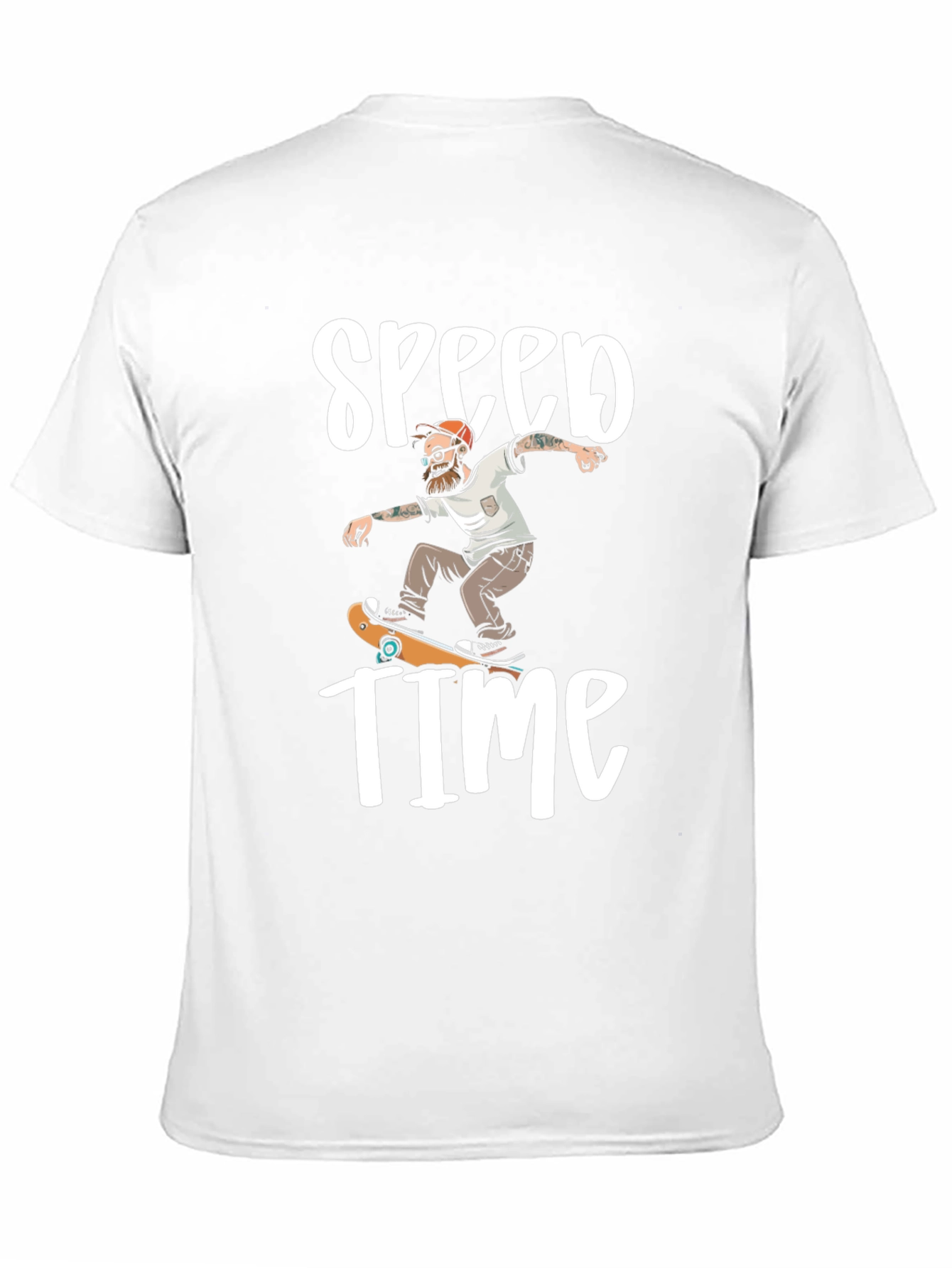 Black Speed Time Skater Graphic Tee view 11
