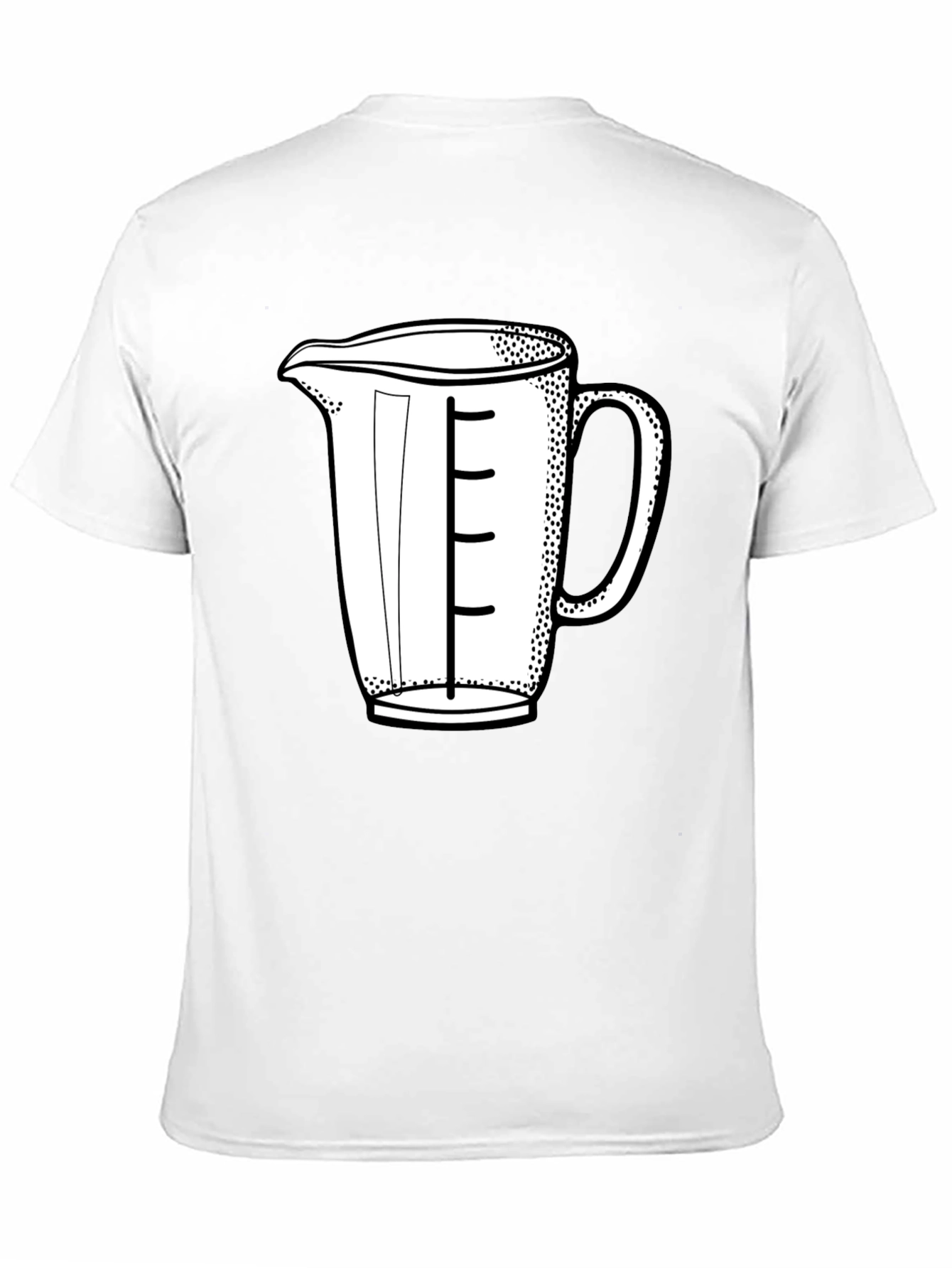 Black Measuring Cup Graphic T-Shirt view 11