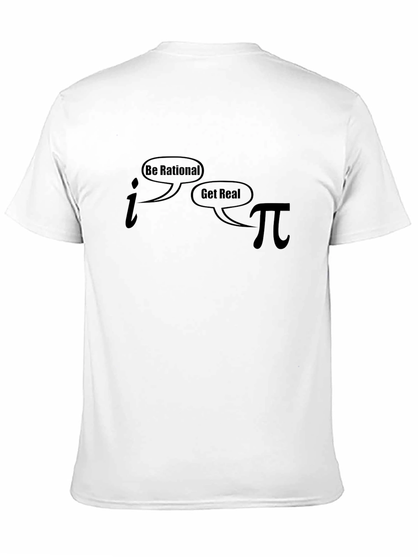 Black Be Rational T-Shirt, Math Humor Tee view 11