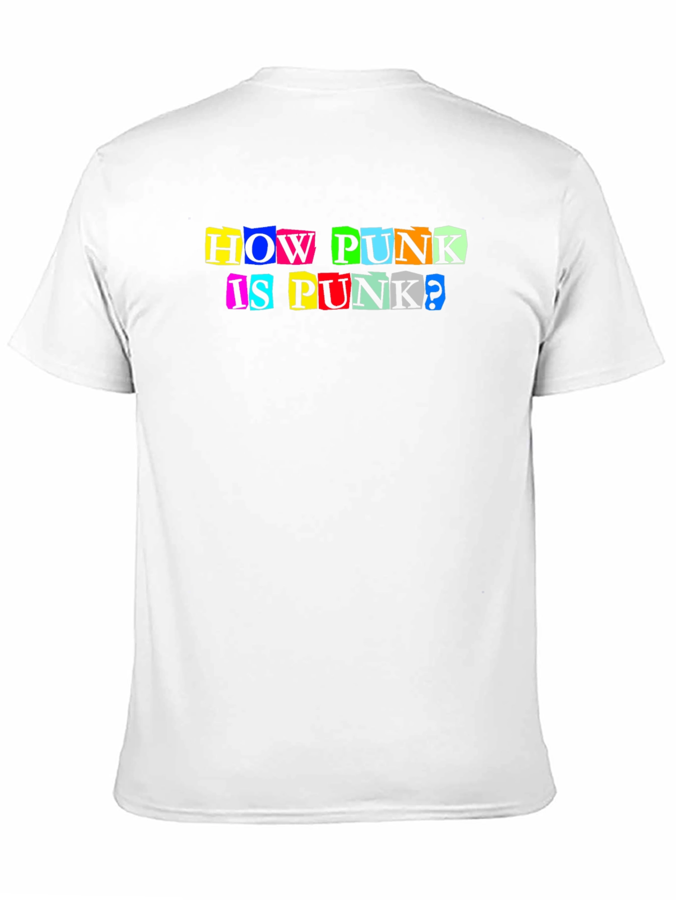 Black How Punk Is Punk? Graphic Tee - Black view 11