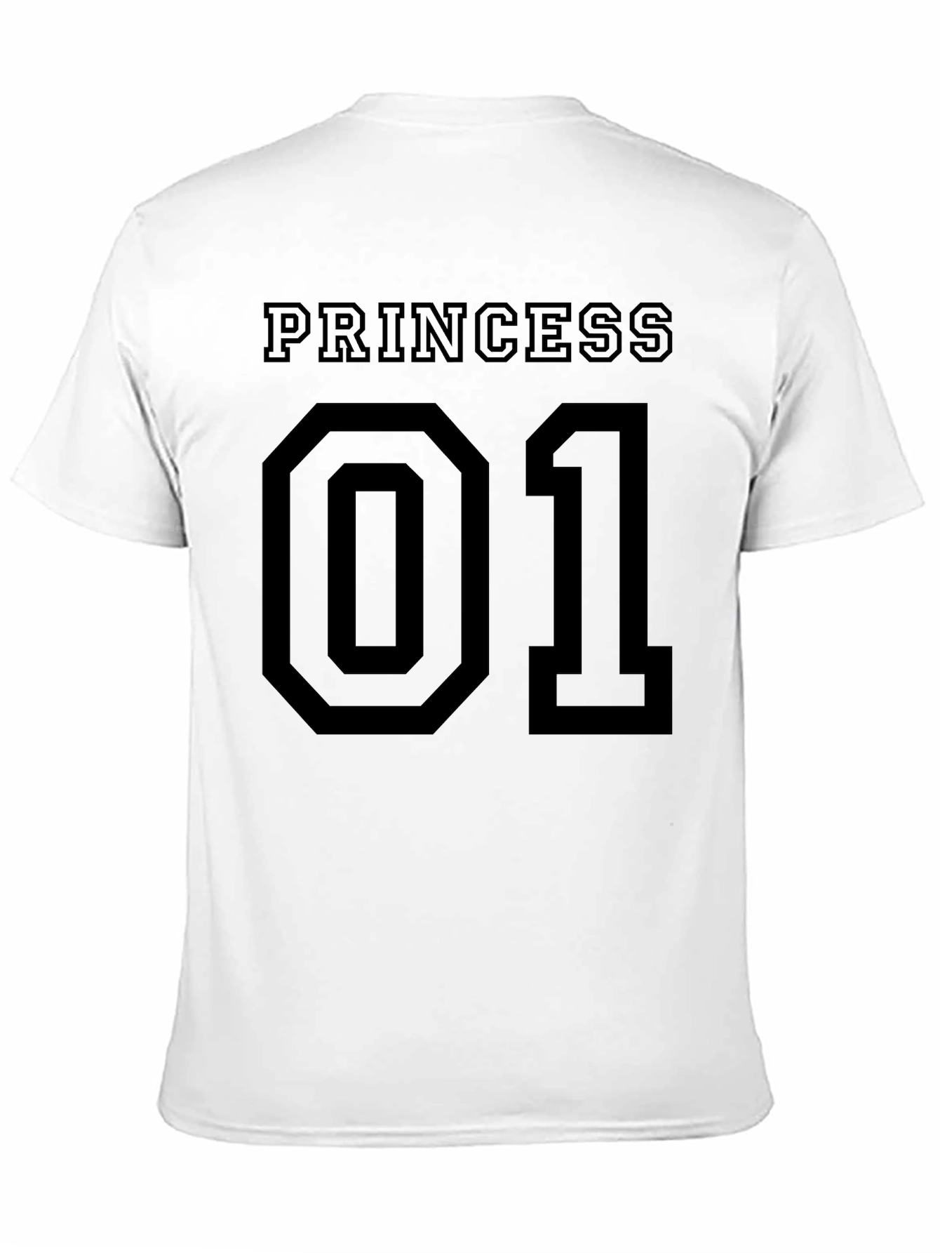 Black Princess 01 Black Graphic T-Shirt view 11
