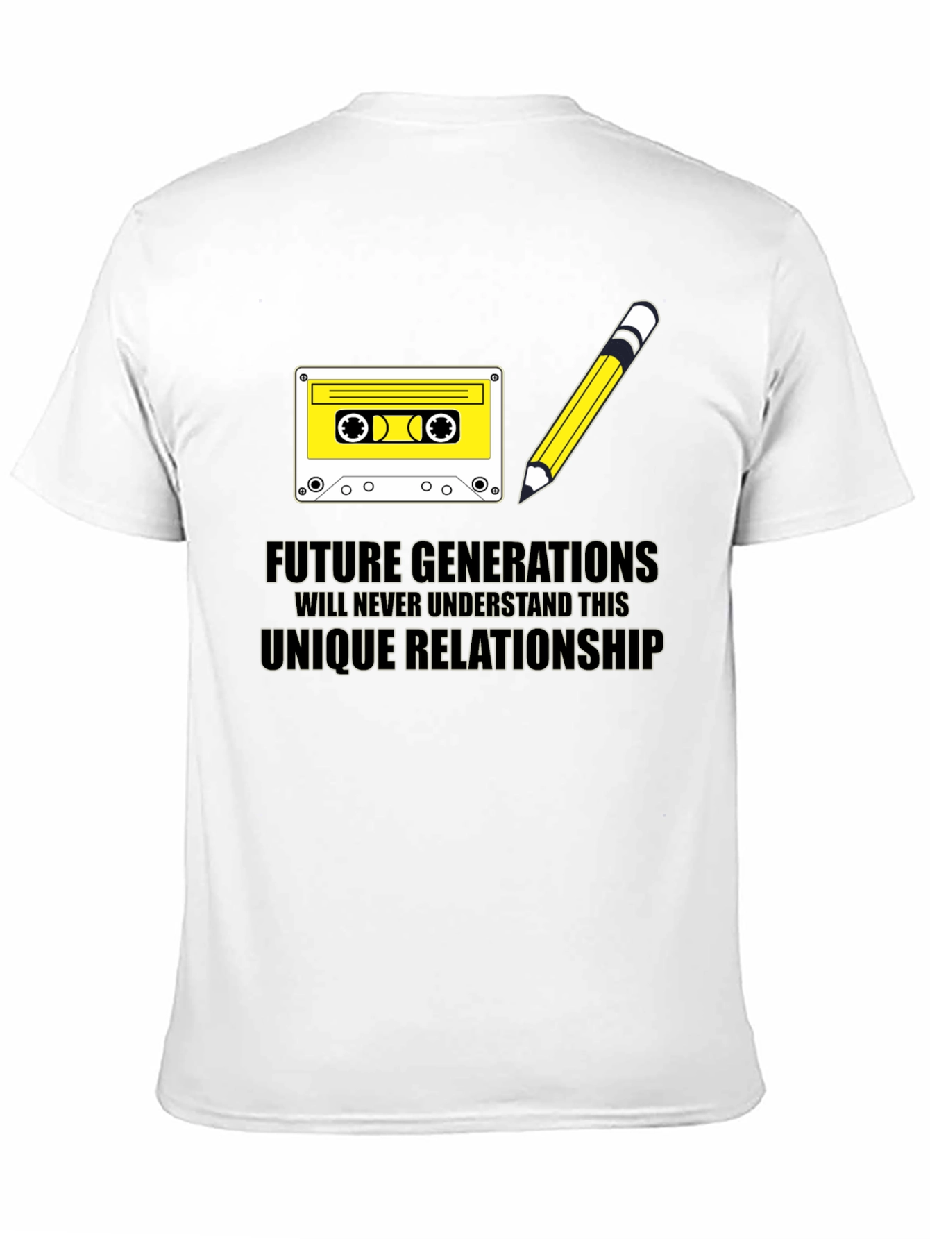 Black Future Generations Unique Relationship Cassette Tape T-Shirt view 11