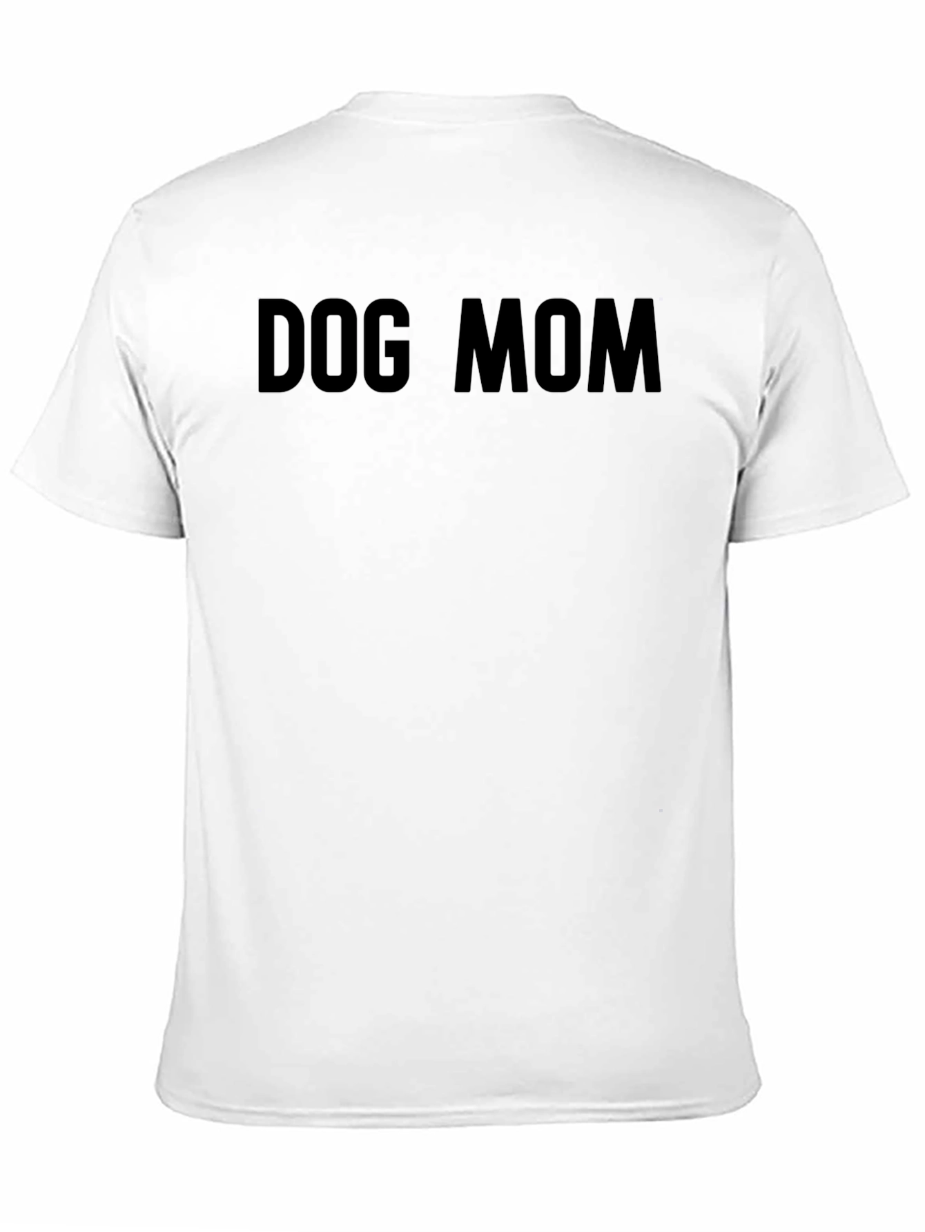 Black Dog Mom Black T-Shirt view 11