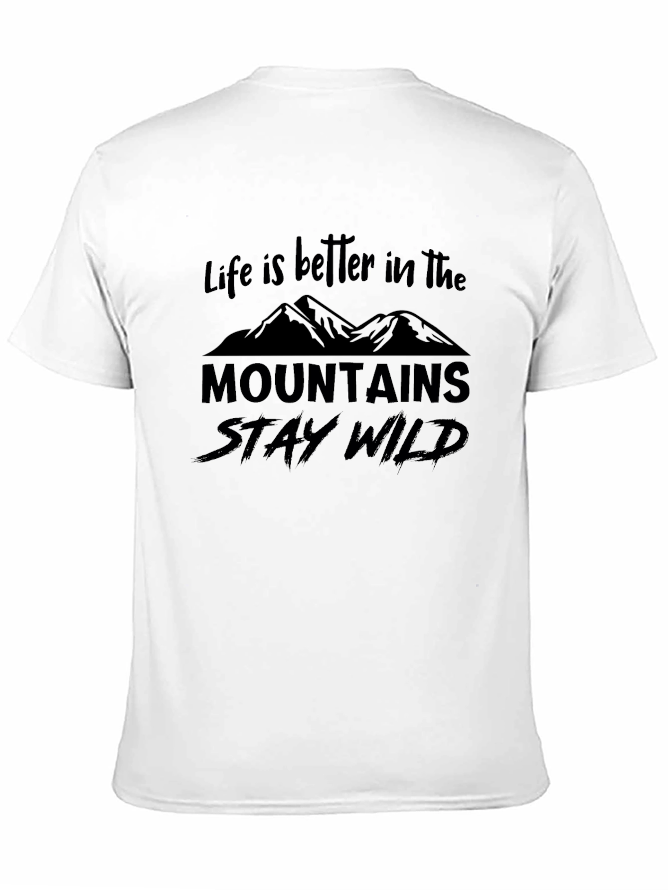 Mountain Life Tee: Stay Wild Adventure Shirt - 11