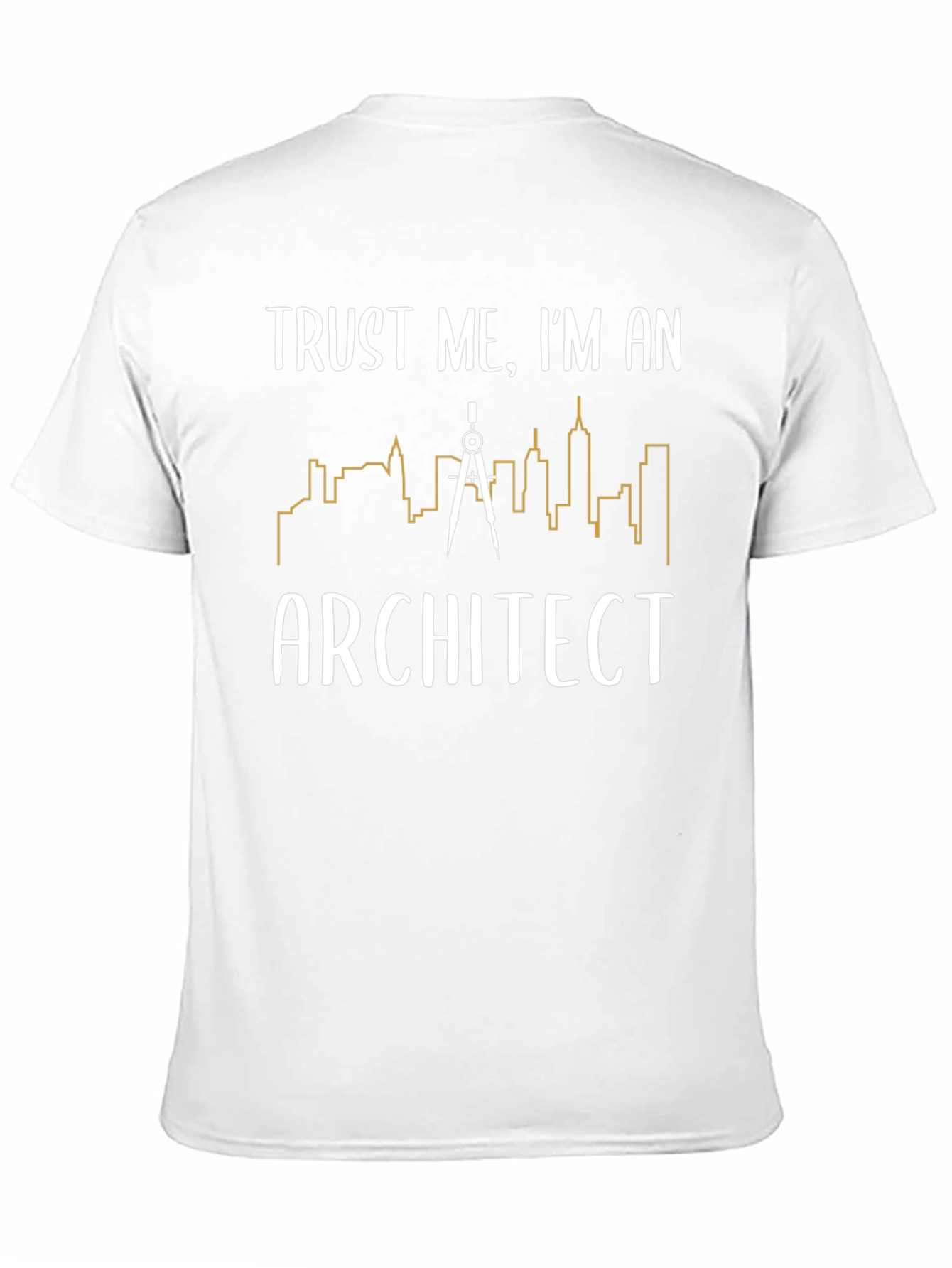 Black Trust Me, I'm an Architect T-Shirt view 11