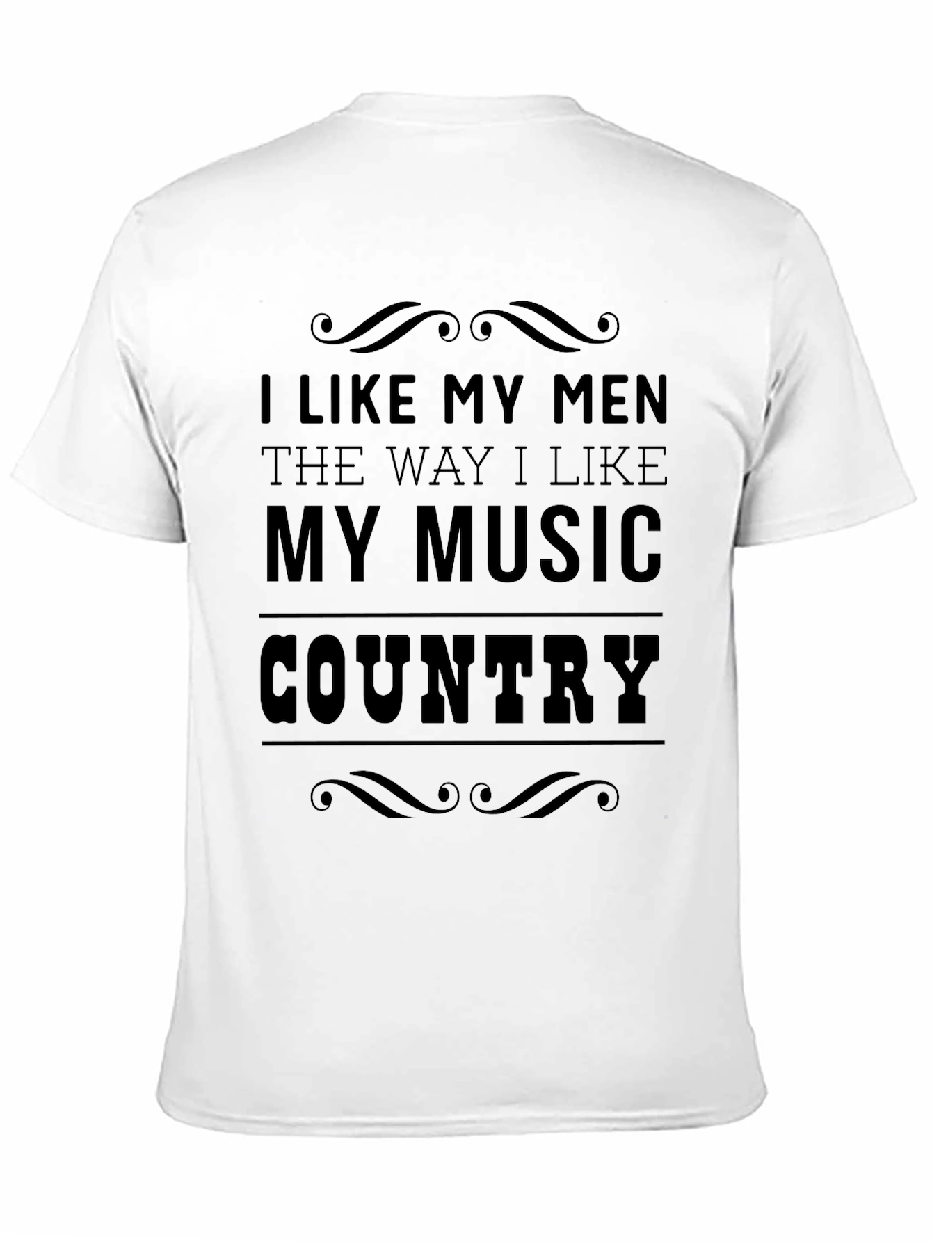 Black Country Music Lover T-Shirt - "I Like My Men" view 11