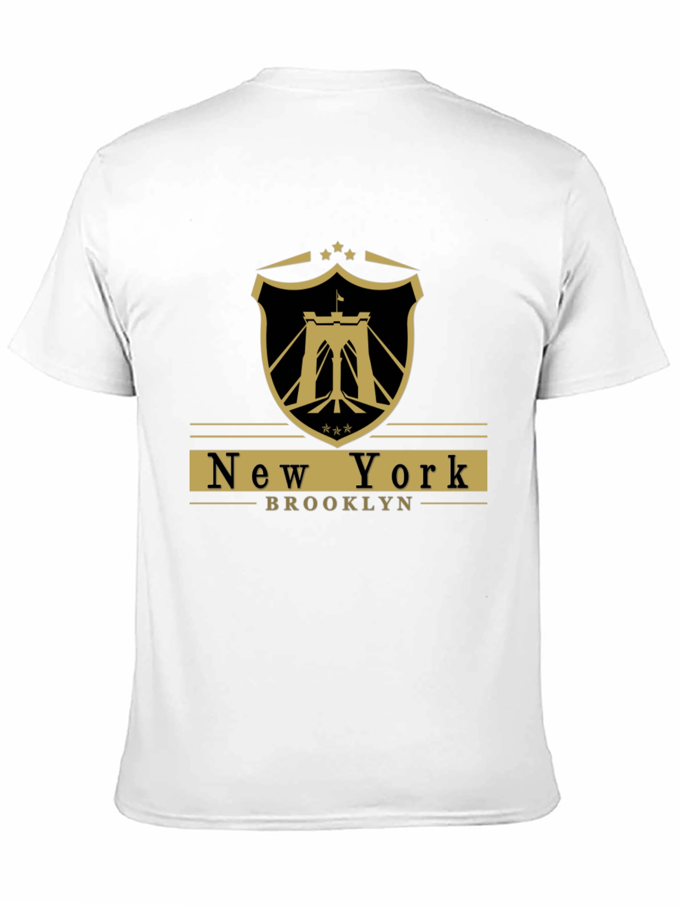 Black New York Brooklyn Black Graphic T-Shirt view 11