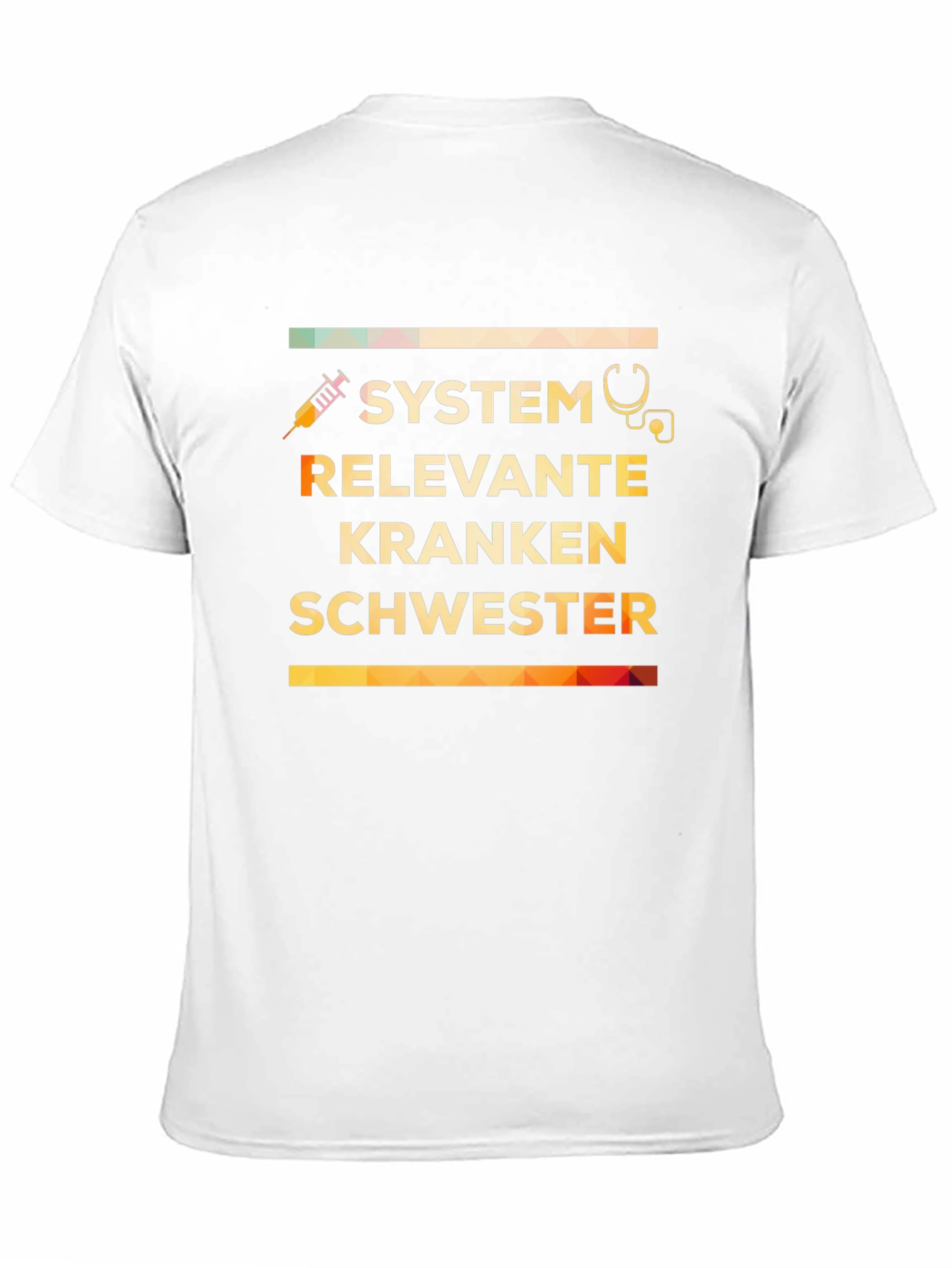 Black System Relevant Nurse T-Shirt - Black Unisex Tee view 11