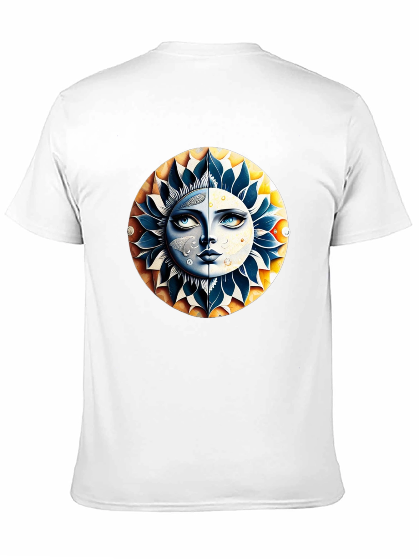 Black Celestial Sun & Moon Graphic Tee view 11