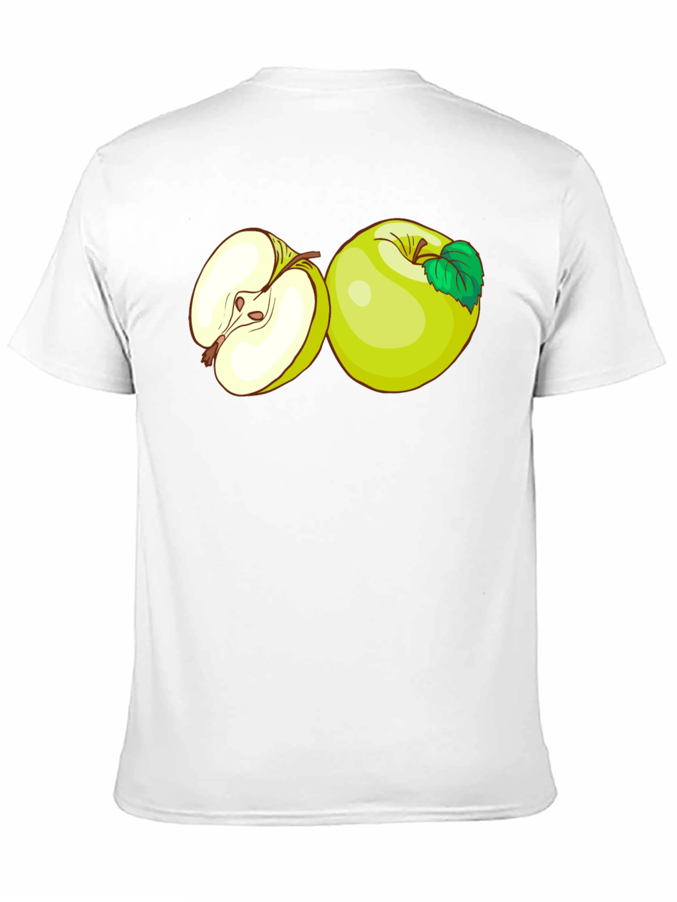 Black Apple Graphic Black T-Shirt view 11