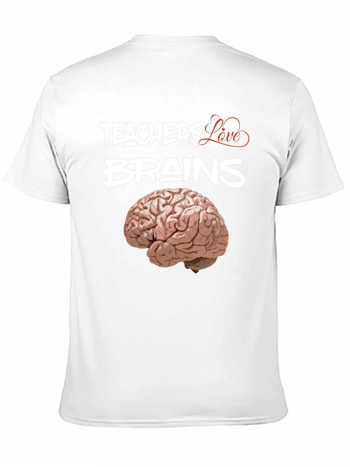 Black Teachers Love Brains Graphic T-Shirt view 11