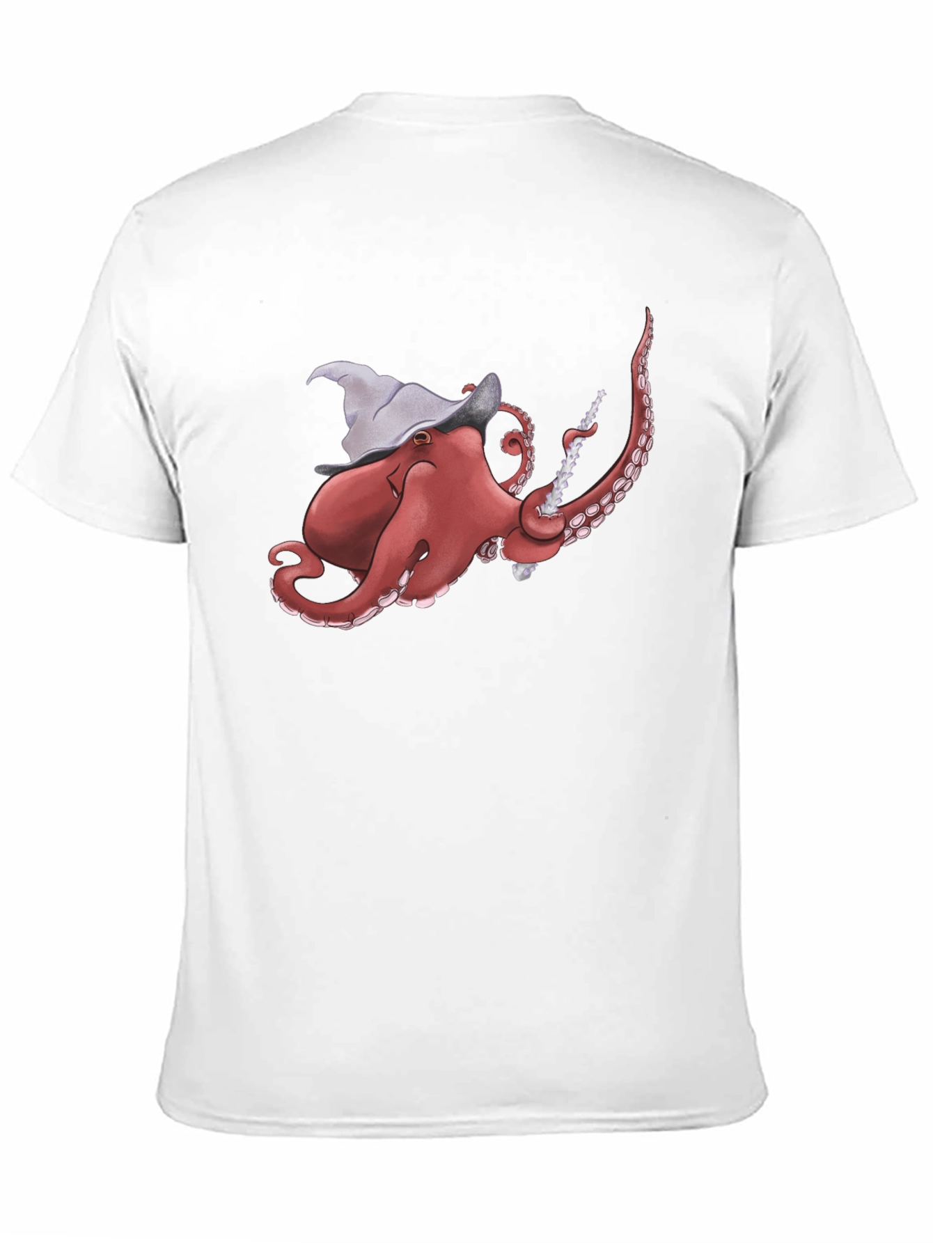 Black Wizard Octopus T-Shirt view 11