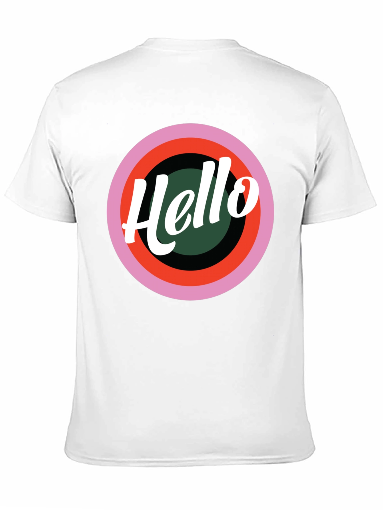 Black Hello Retro Graphic Tee - Stylish Casual T-Shirt view 11