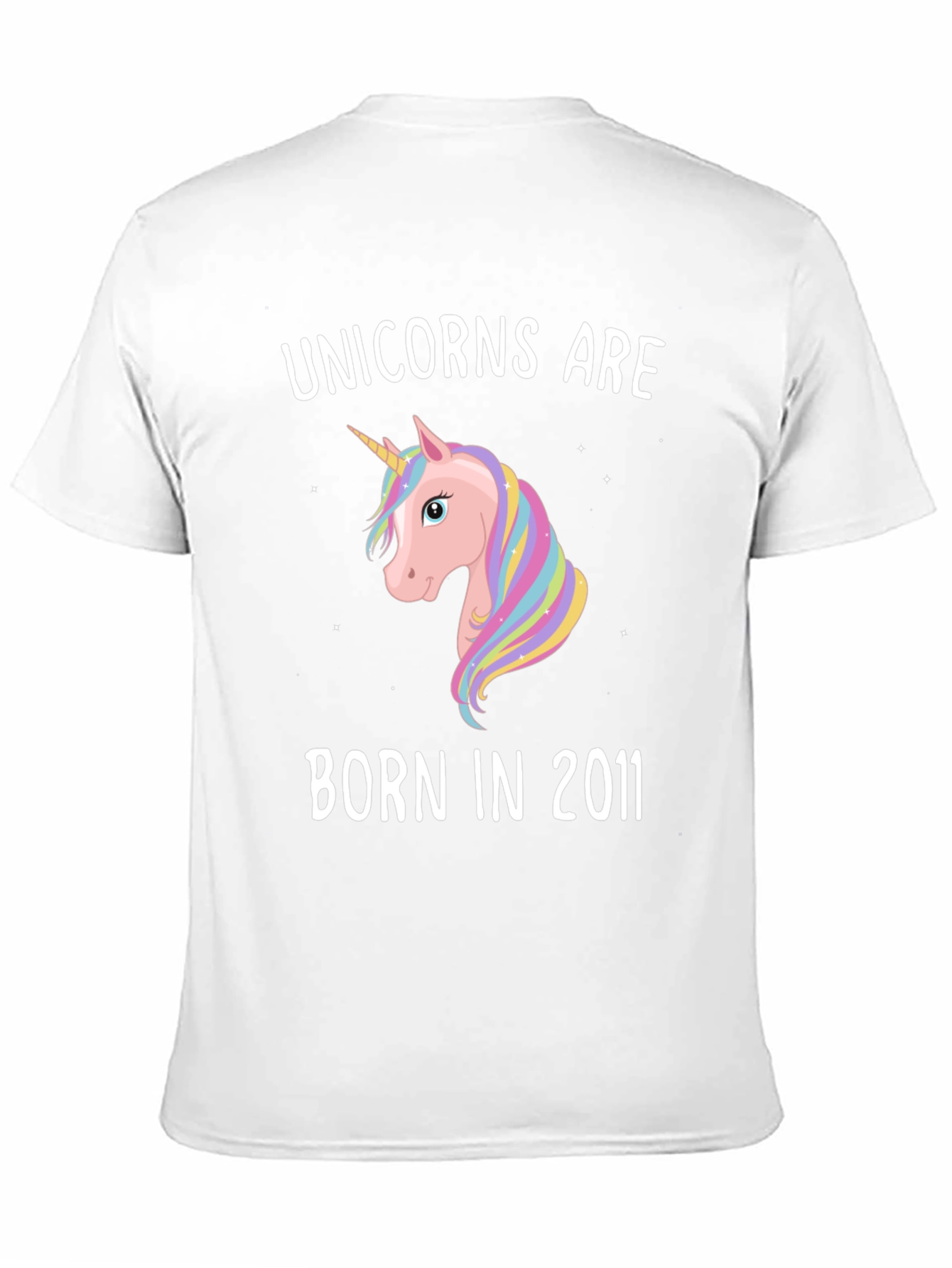 Black Unicorns Are Born In 2011 T-Shirt view 11
