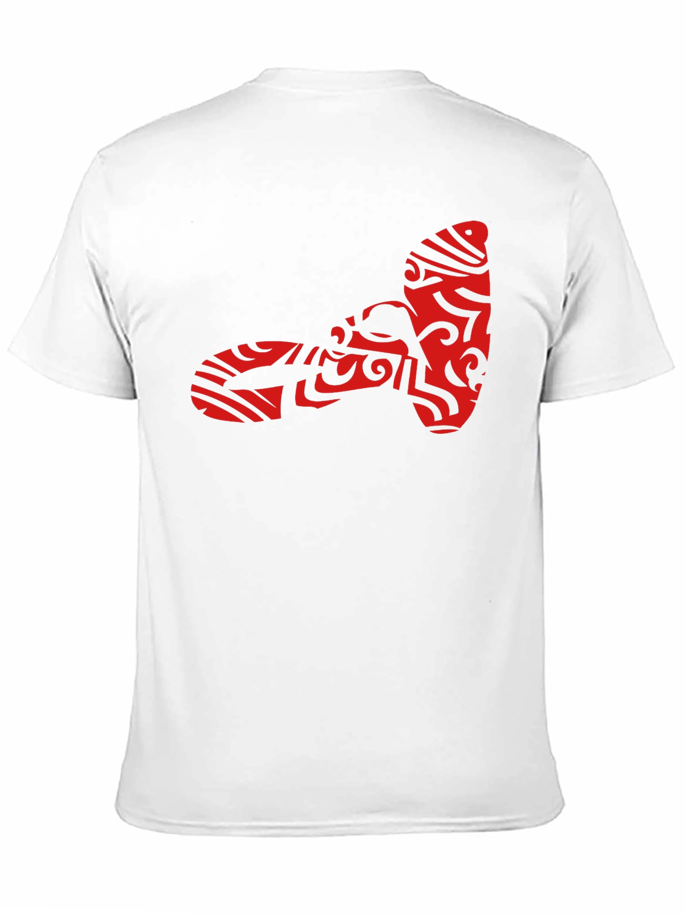 Black Tribal Tattoo Hammer Graphic Black T-Shirt view 11