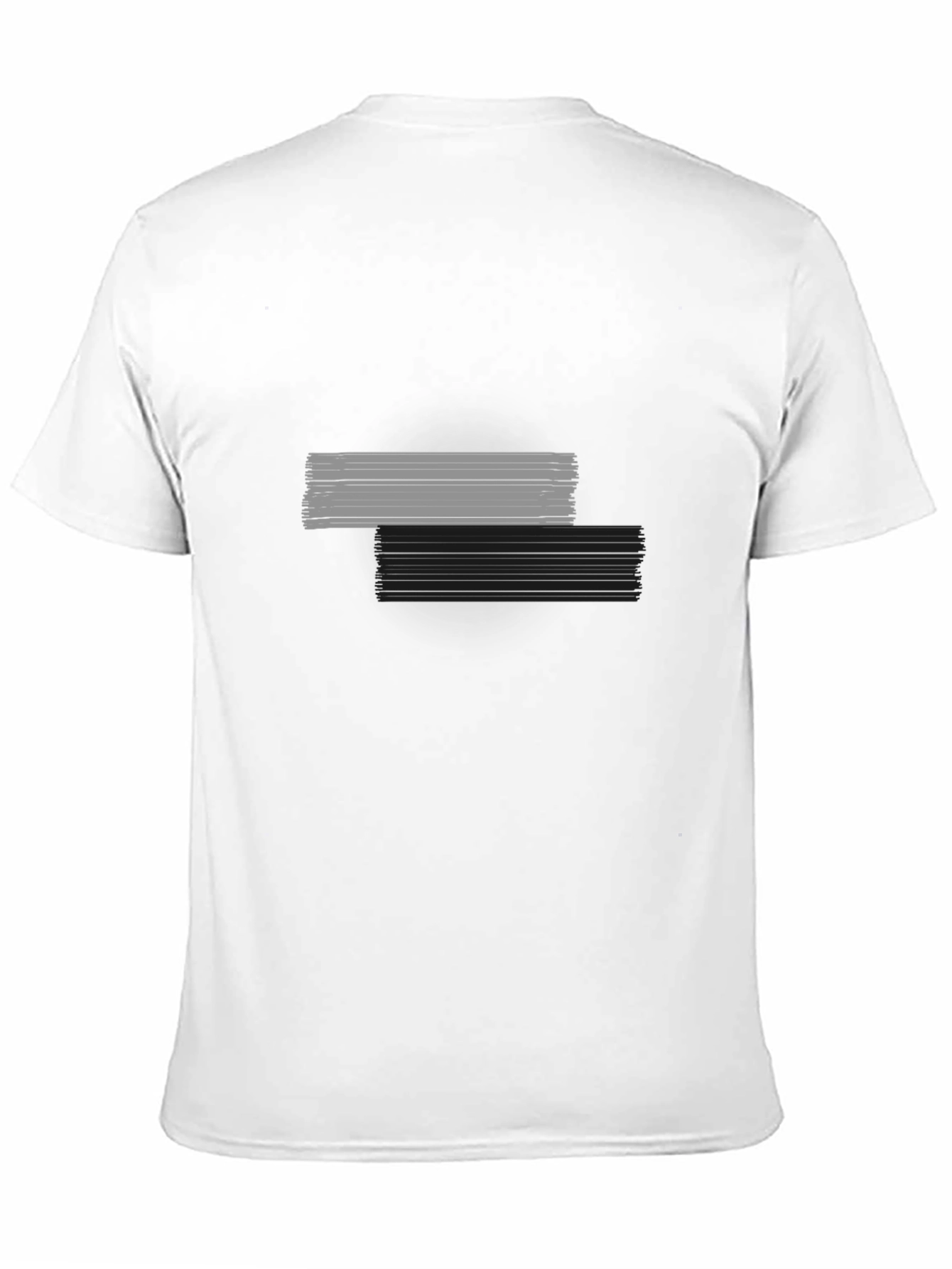 Black Modern Graphic Tee - Black Casual Style view 11