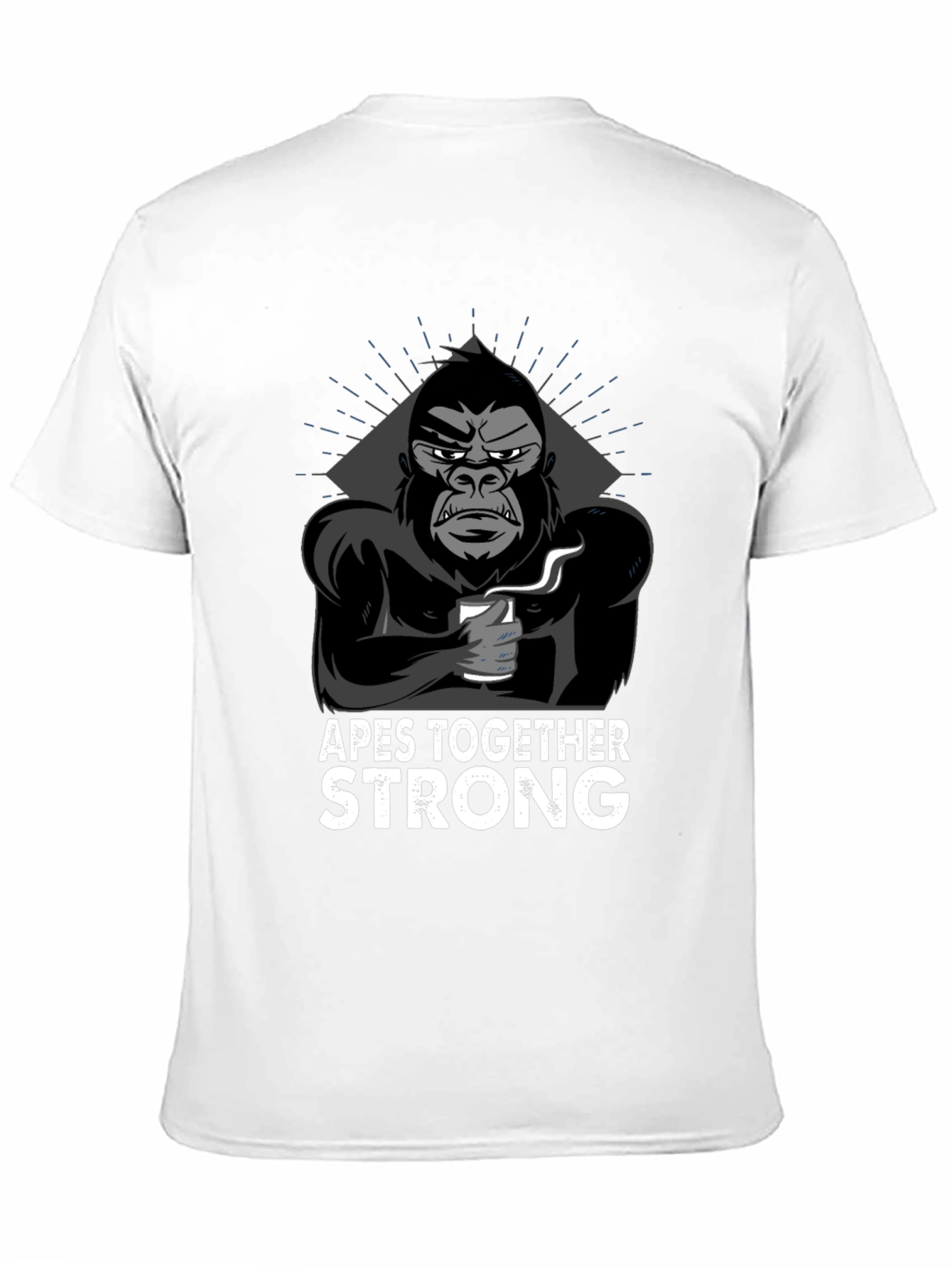 Black Apes Together Strong Graphic T-Shirt view 11