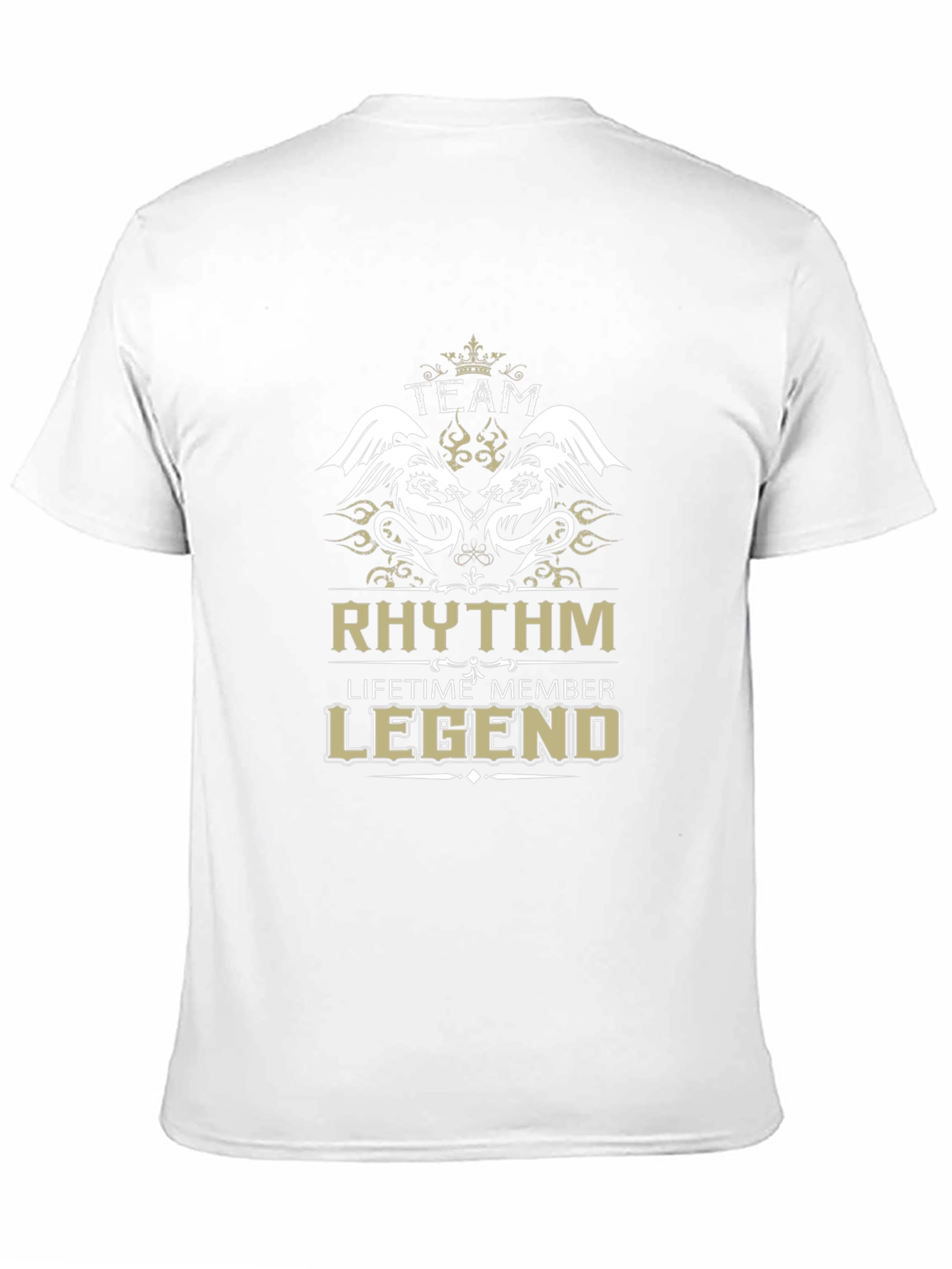 Black Team Rhythm Lifetime Member Legend T-Shirt view 11