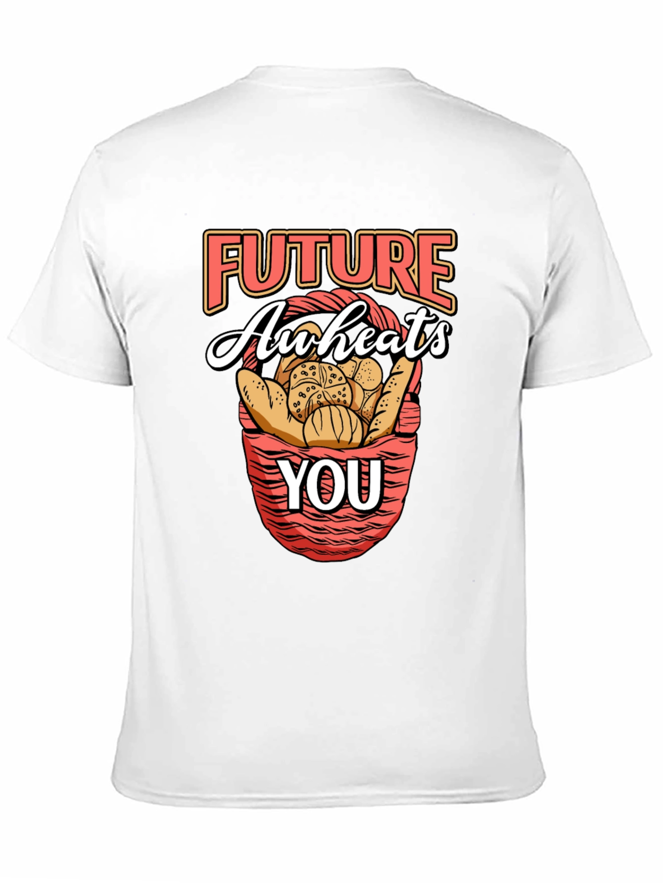 Black Future Awheats You Funny Baker T-Shirt view 11