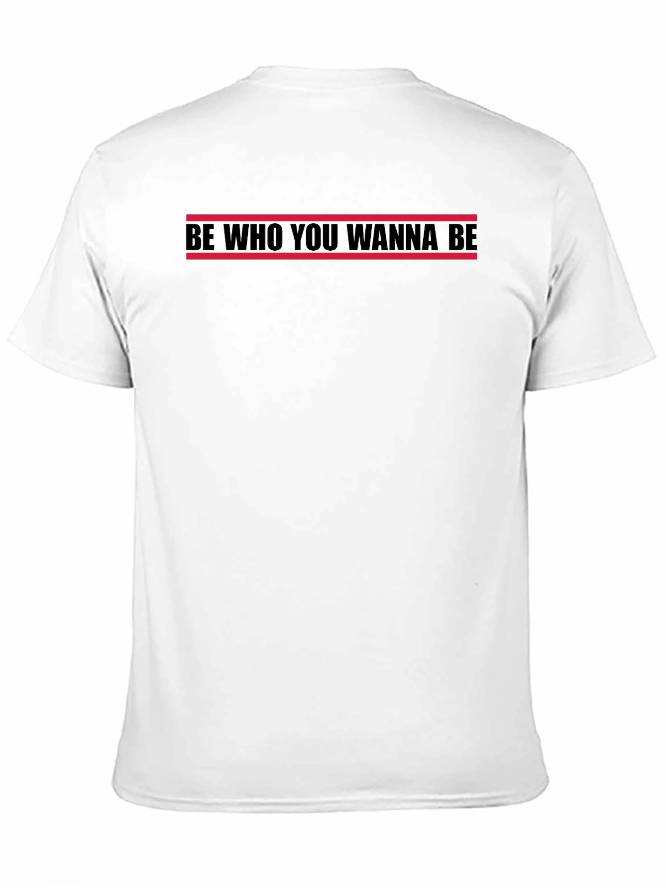 Black Be Who You Wanna Be Graphic Tee view 11