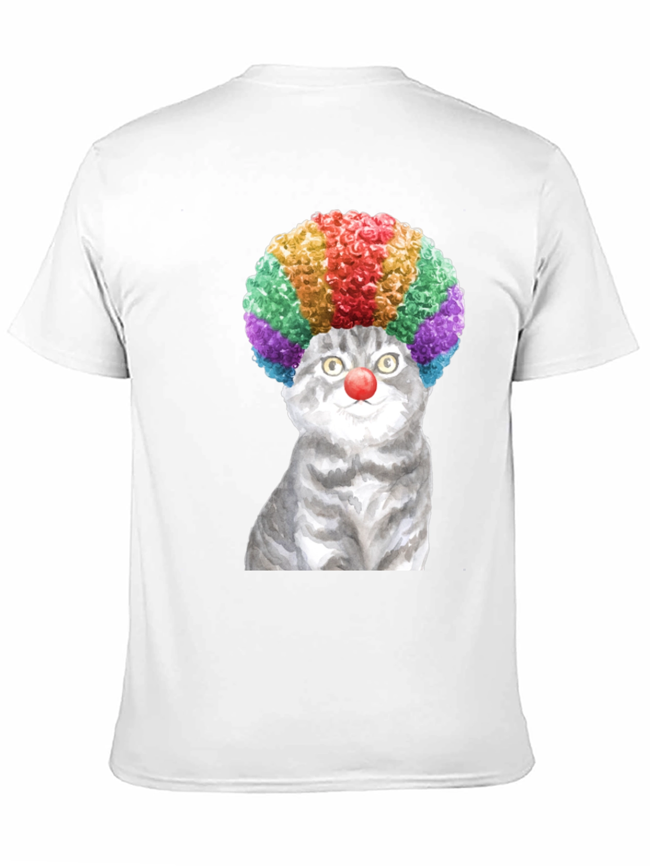Black Clown Cat Graphic Tee - Fun & Unique T-Shirt view 11