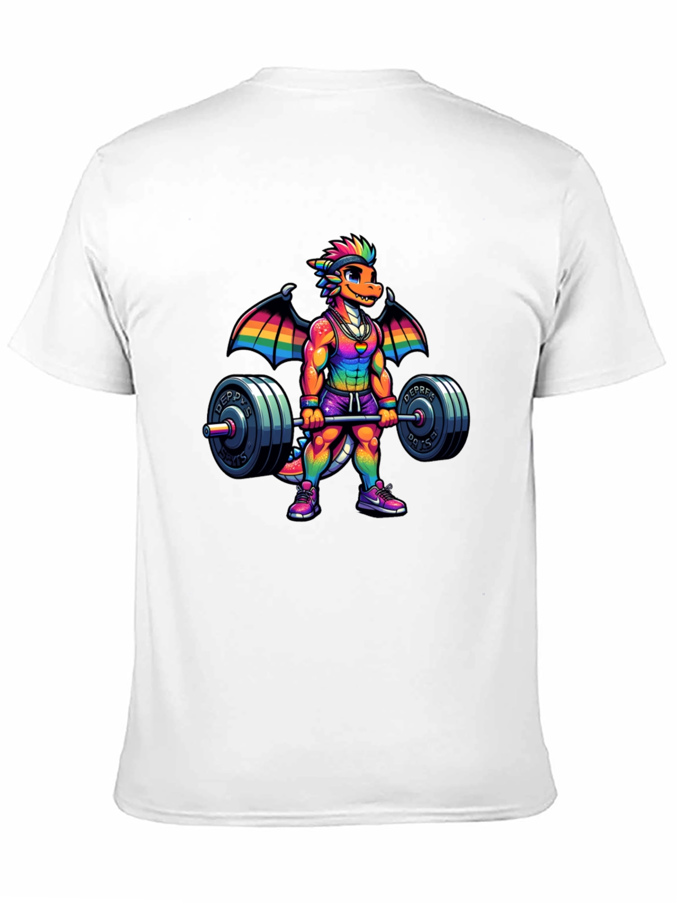 Black Dragon Gym T-Shirt - Weightlifting Pride view 11