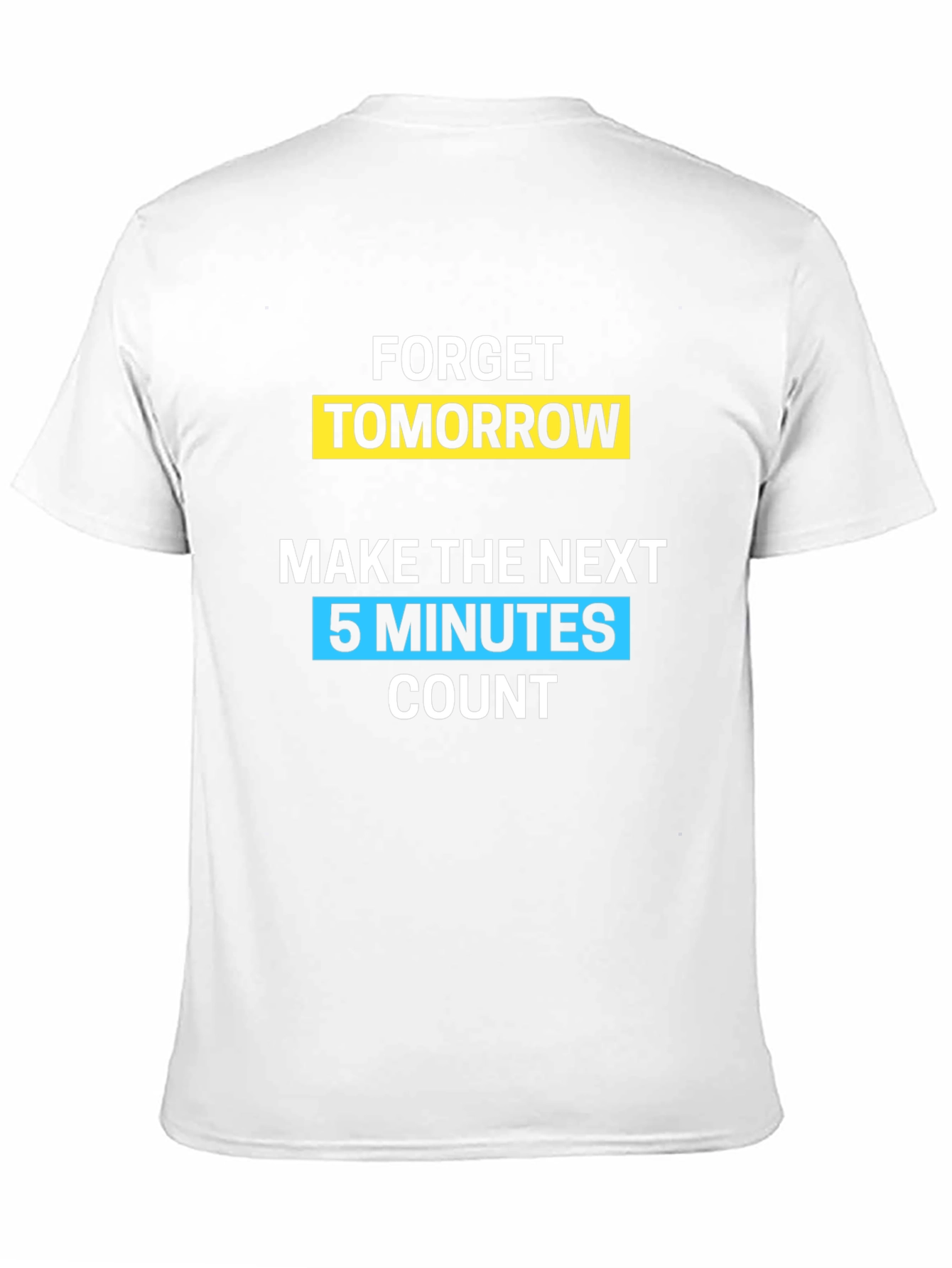 Black Forget Tomorrow Graphic Tee - Black Cotton T-Shirt view 11
