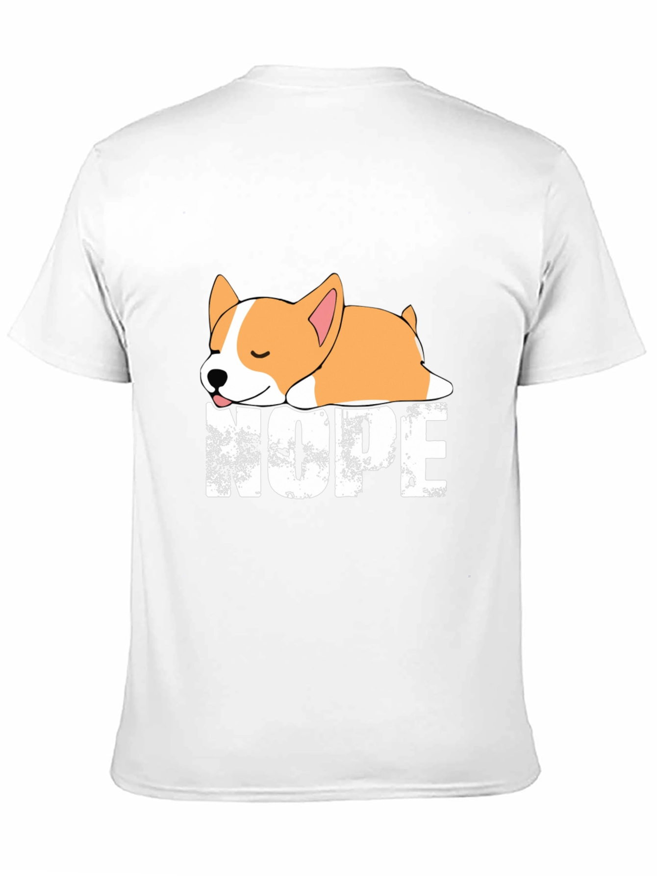 Black Nope Corgi Graphic Tee - Relaxed Fit view 11