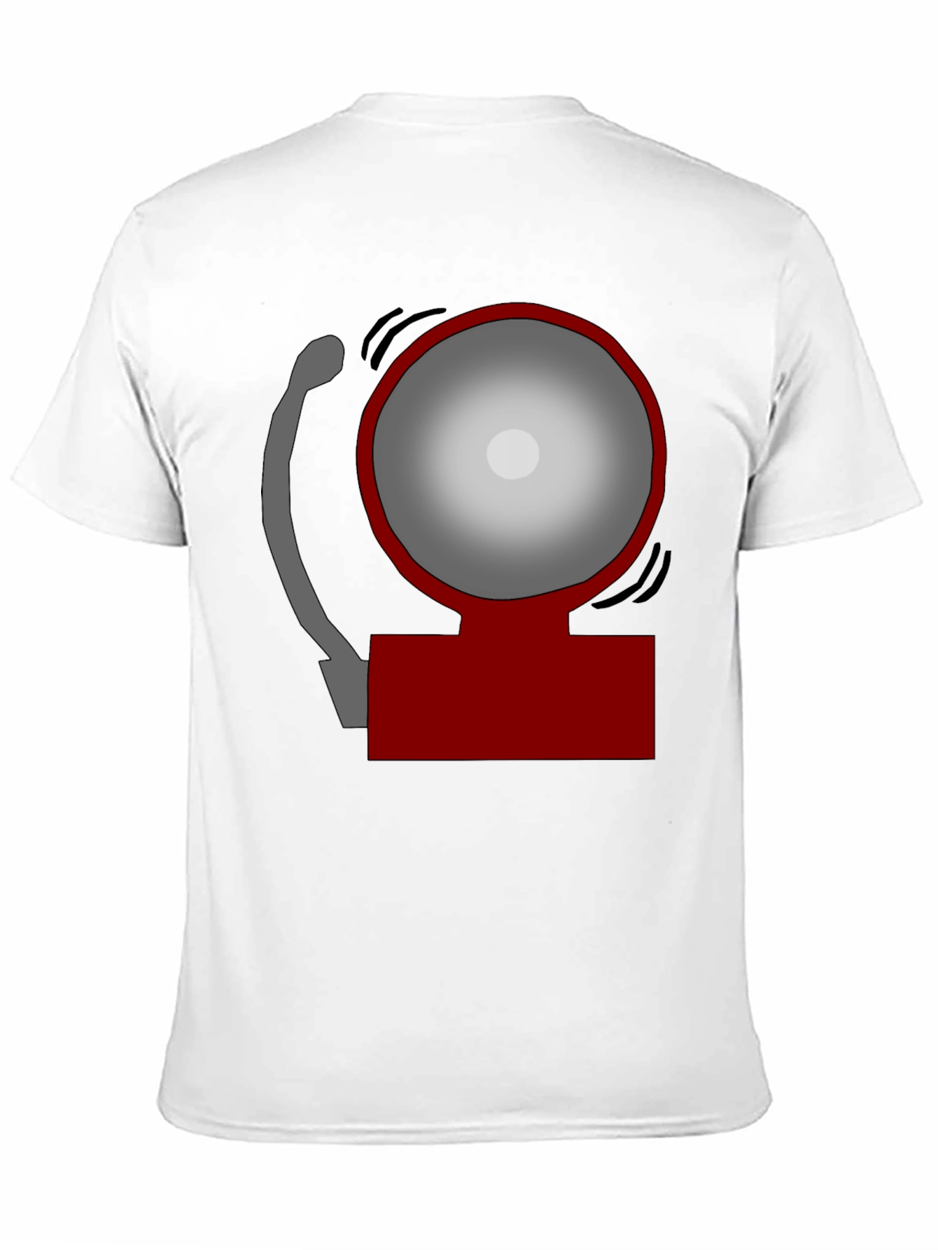 Black Novelty Fire Alarm Graphic T-Shirt view 11