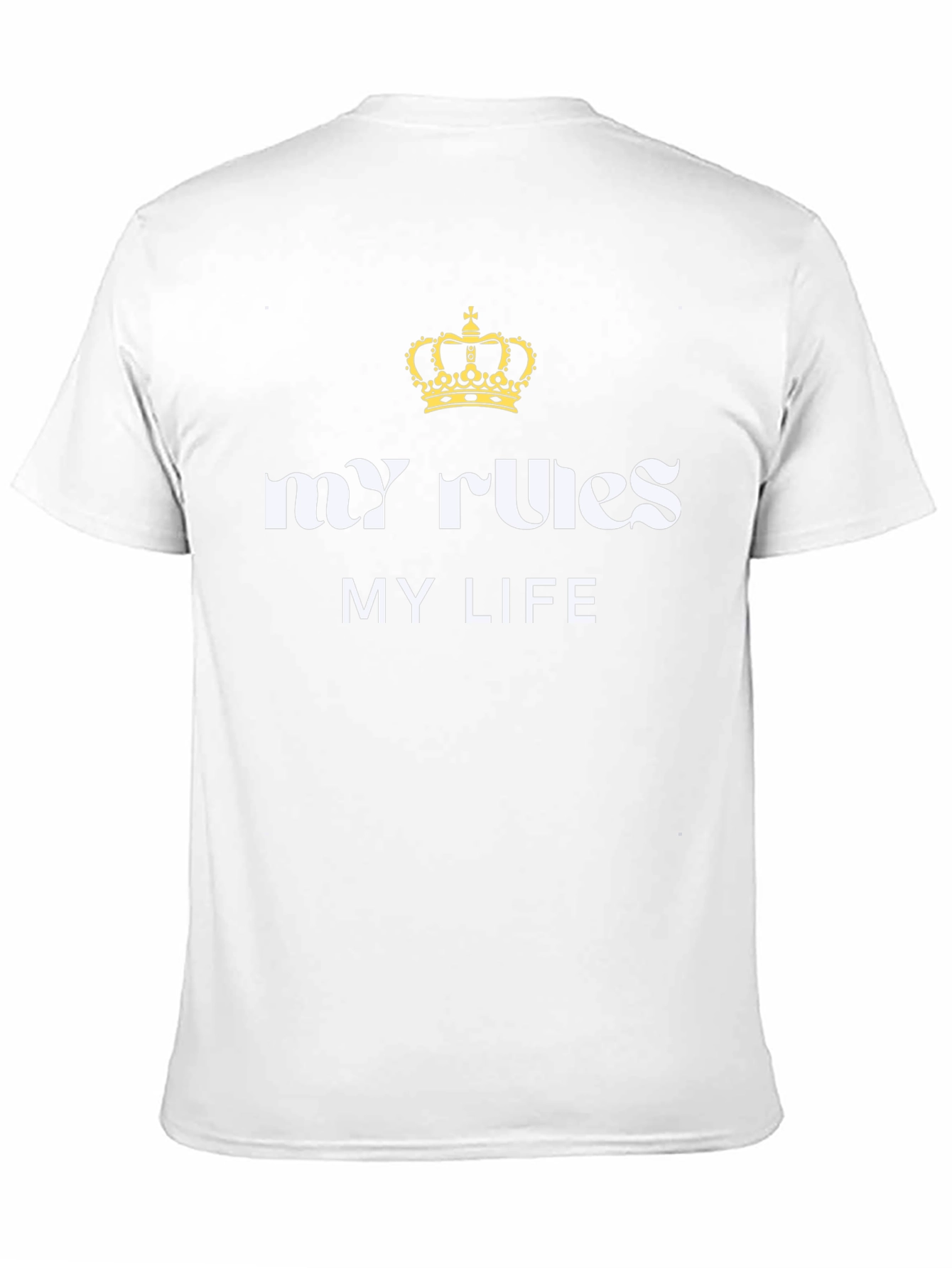 Black My Rules My Life Graphic Tee view 11
