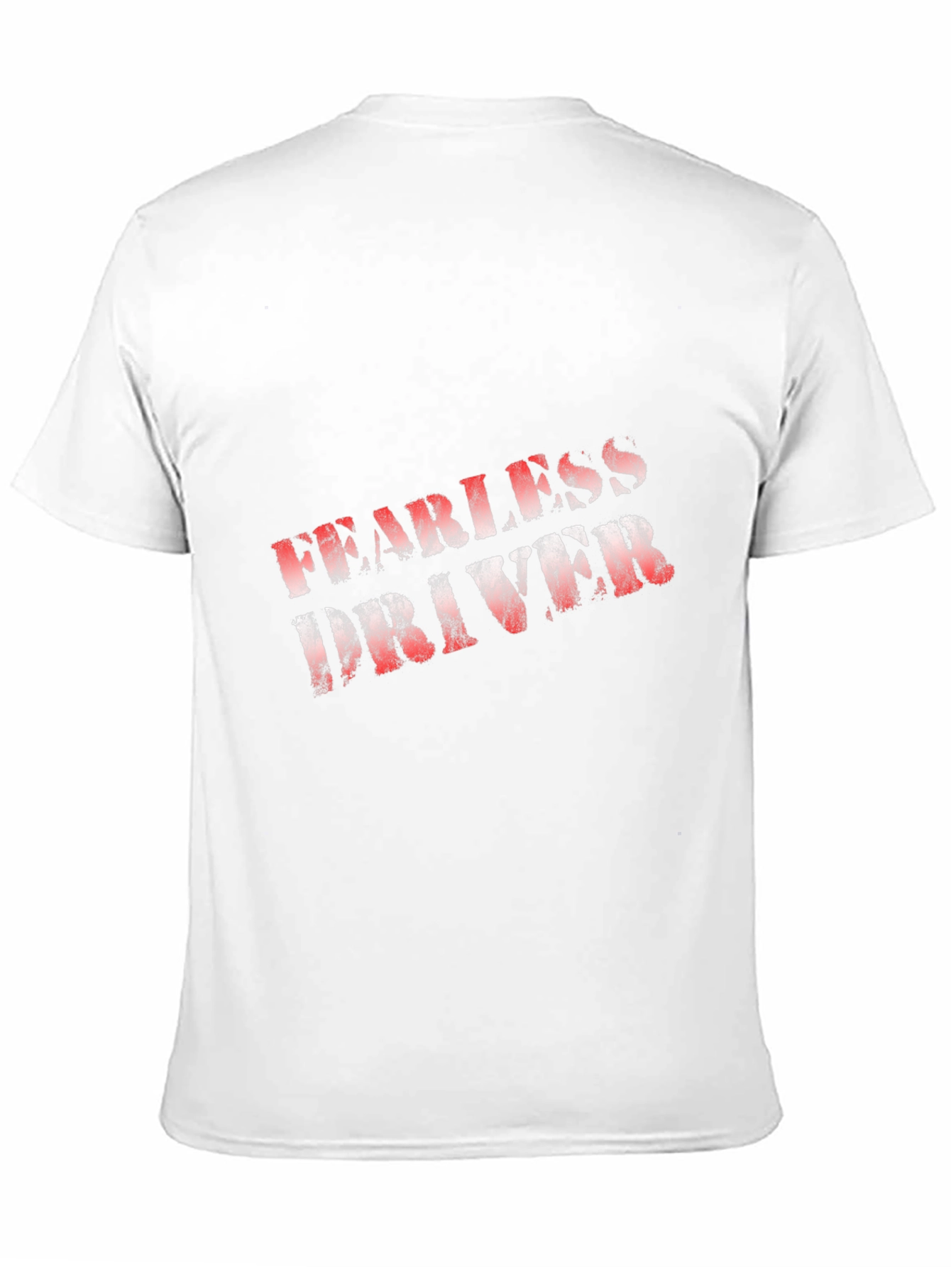 Black Fearless Driver Graphic Tee - Black Cotton Blend view 11