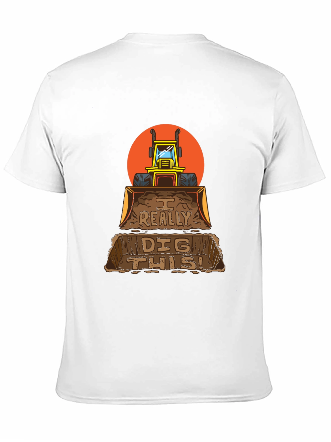 Black I Really Dig This Backhoe Loader Graphic T-Shirt view 11