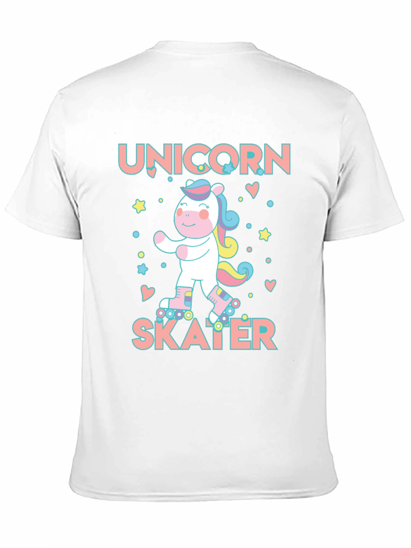 Black Unicorn Skater Graphic Tee - Black T-Shirt view 11