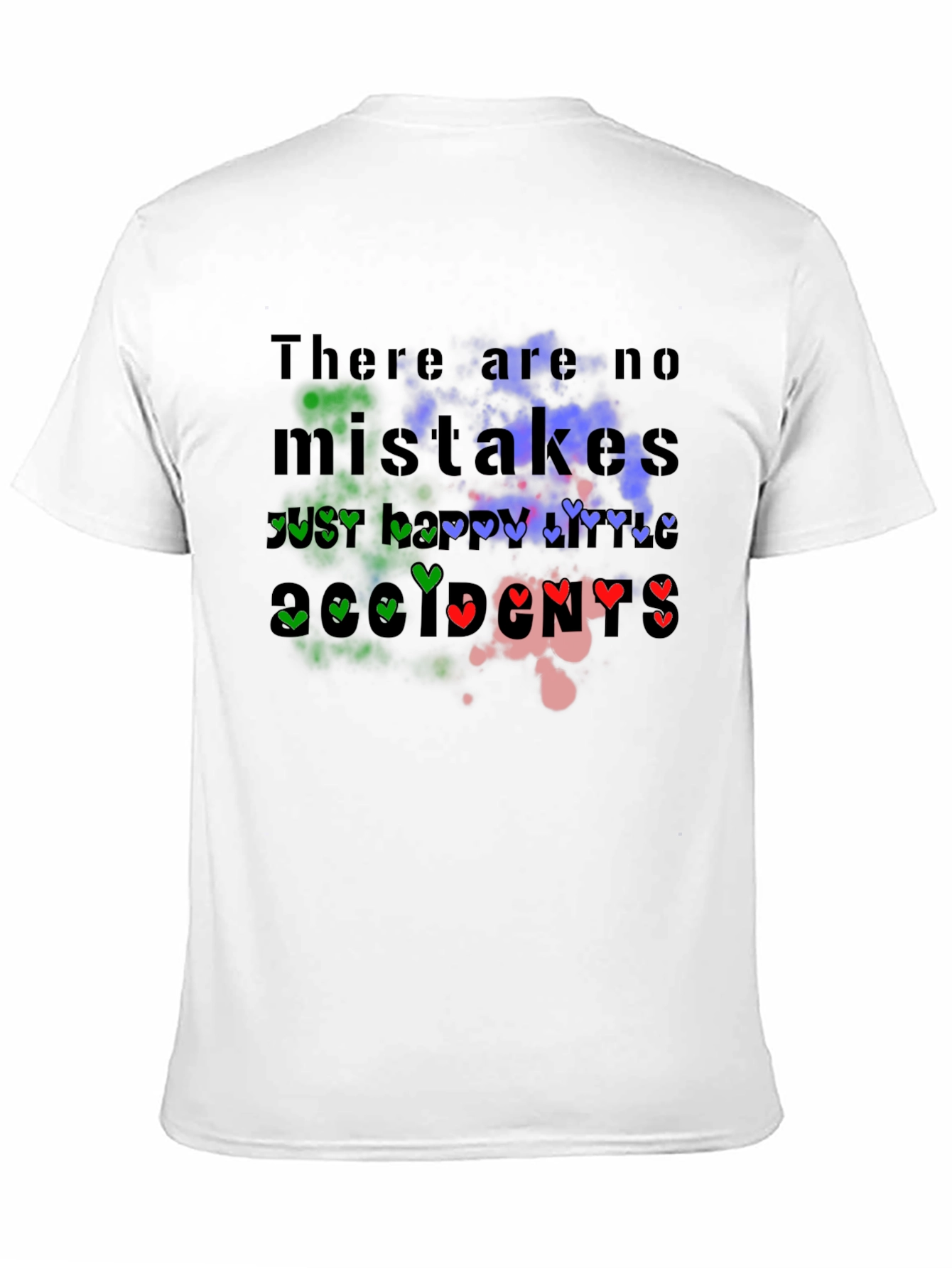 Black No Mistakes T-Shirt - Happy Accidents view 11