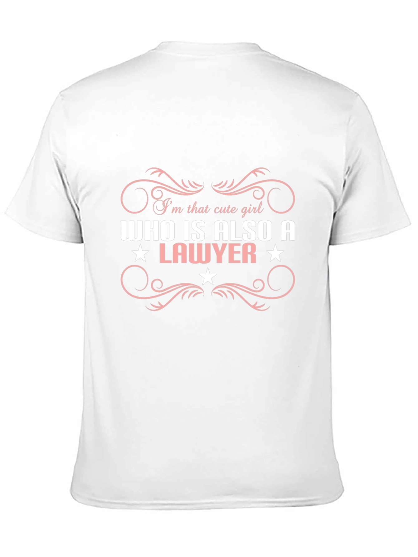 Cute Girl Lawyer Graphic Tee - 11