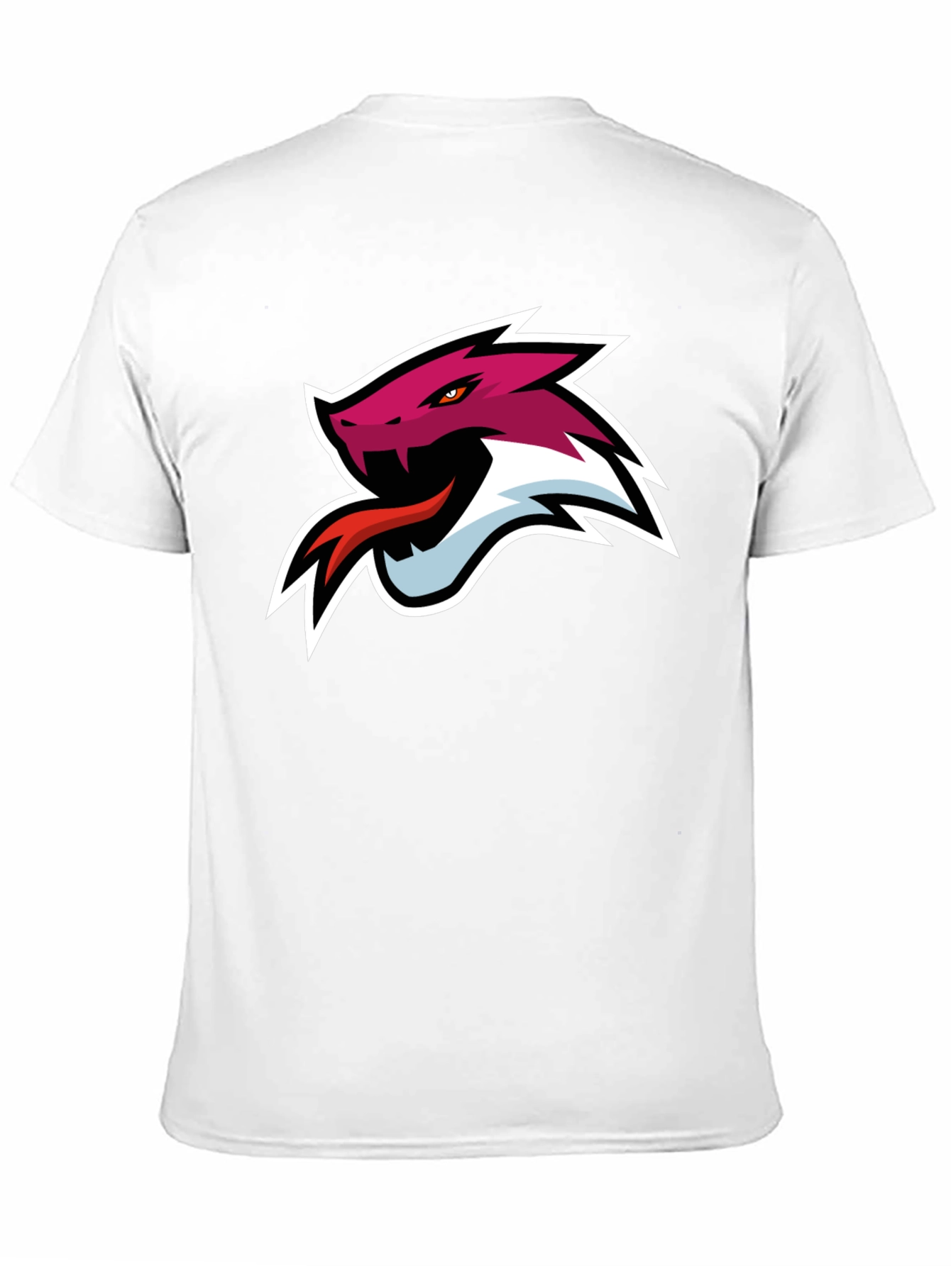 Black Black T-Shirt with Snake Head Graphic view 11