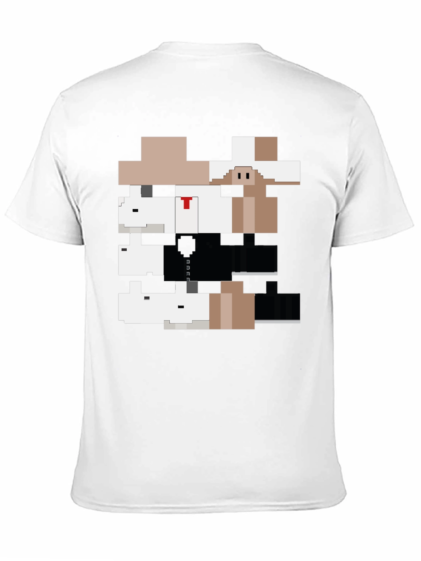 Pixelated Gangster Animals Graphic Tee - 11
