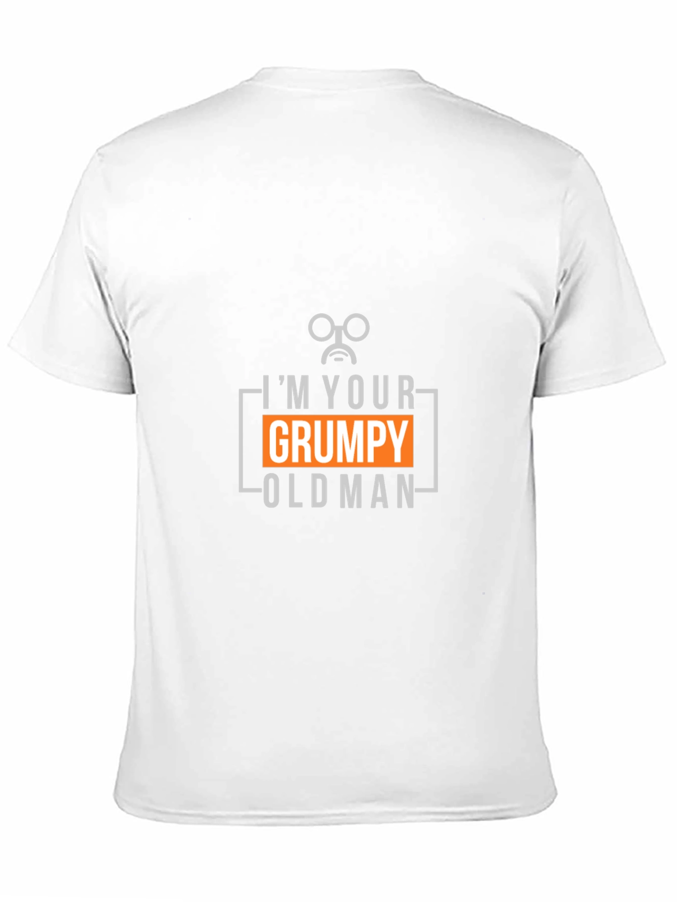 Black Grumpy Old Man Graphic T-Shirt - Black view 11