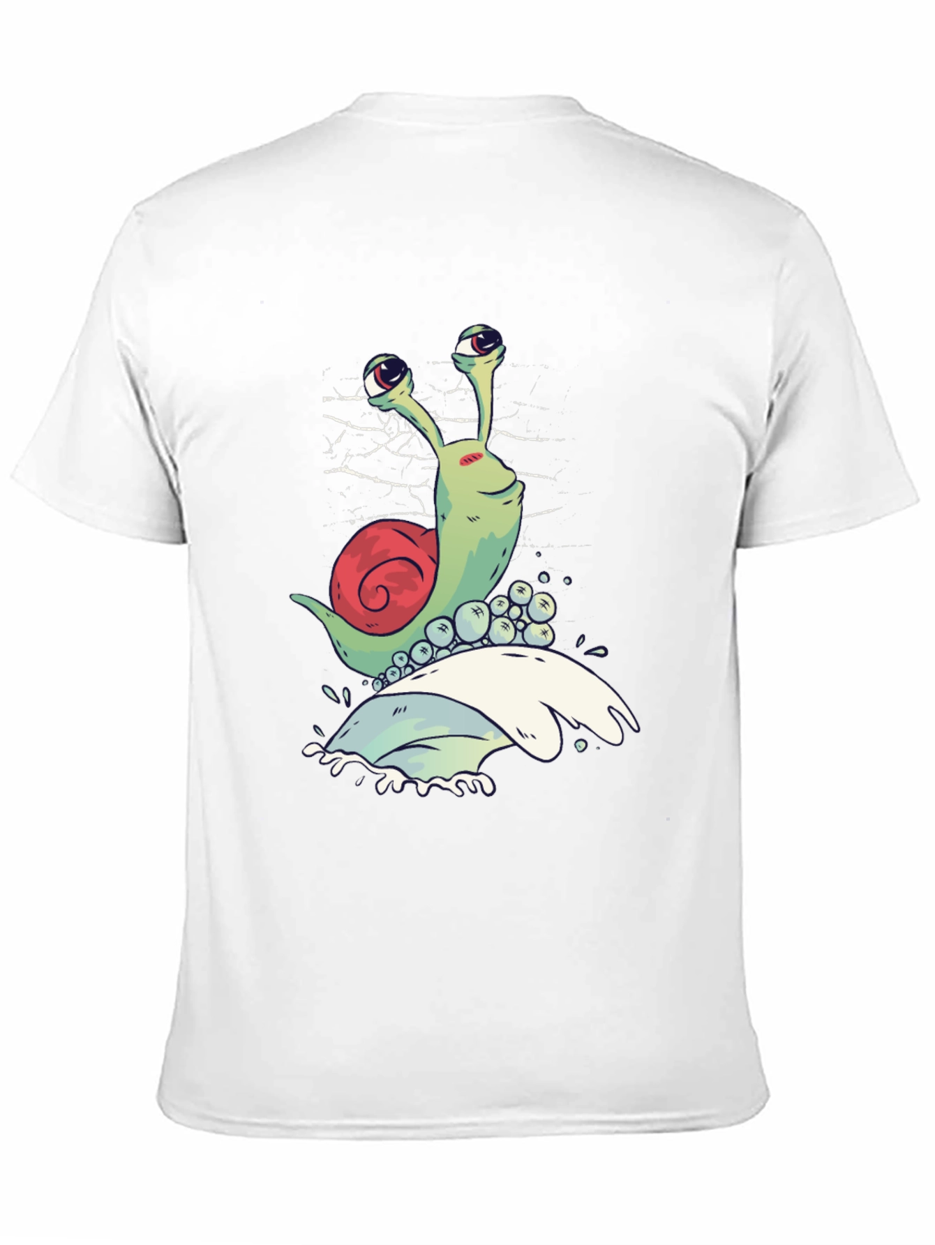 Black Snail Graphic T-Shirt - Black Crew Neck Tee view 11