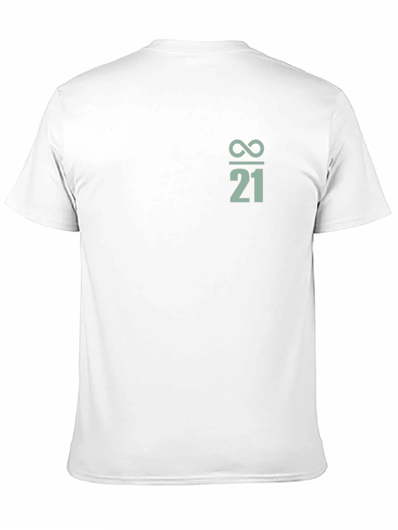 Black Modern Black T-Shirt with "Infinity 21" Graphic view 11
