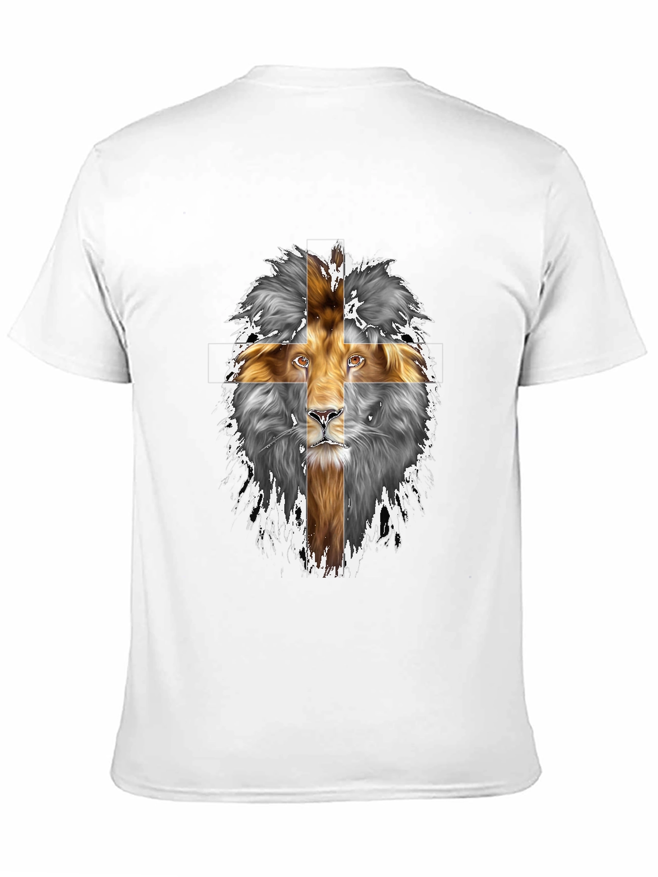 Black Lion England Flag T-Shirt view 11