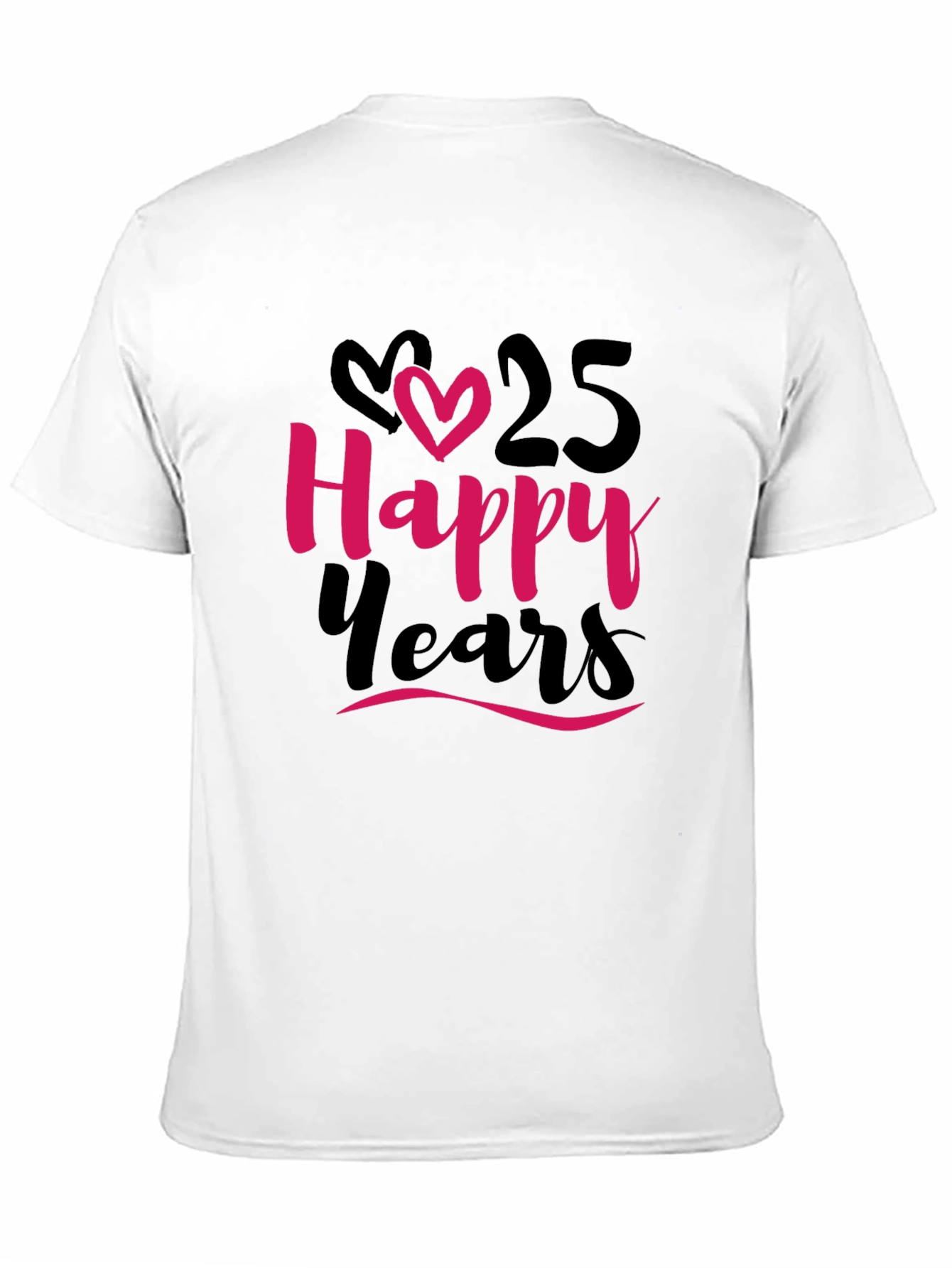 Black Happy 25 Years Anniversary T-Shirt view 11