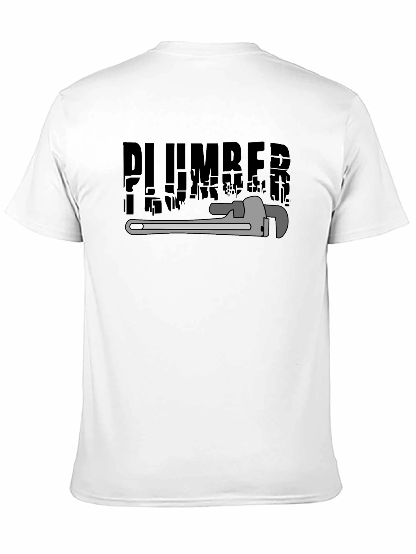 Black Plumber Graphic T-Shirt - Black view 11