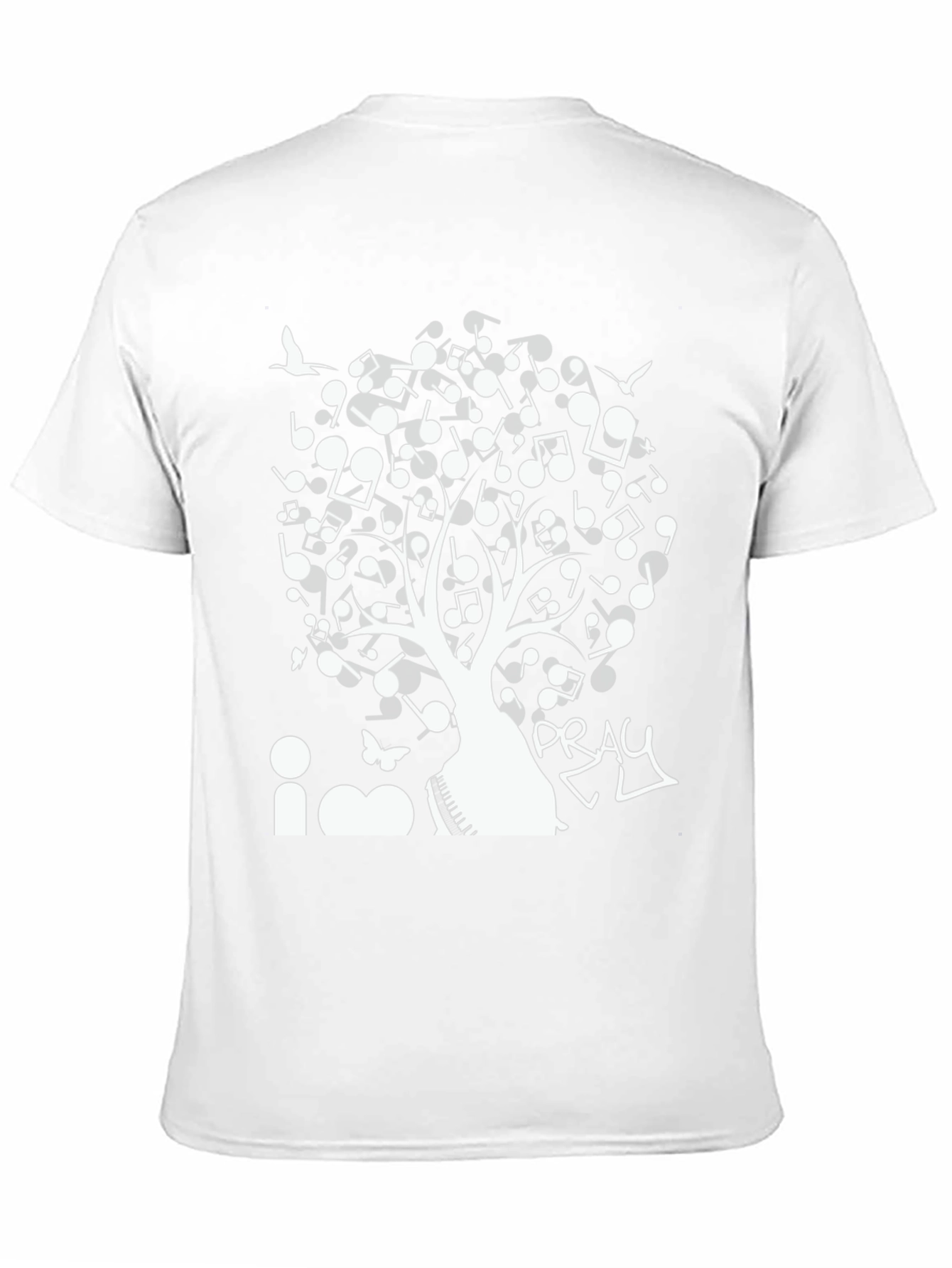 Black Music Tree Graphic Tee view 11