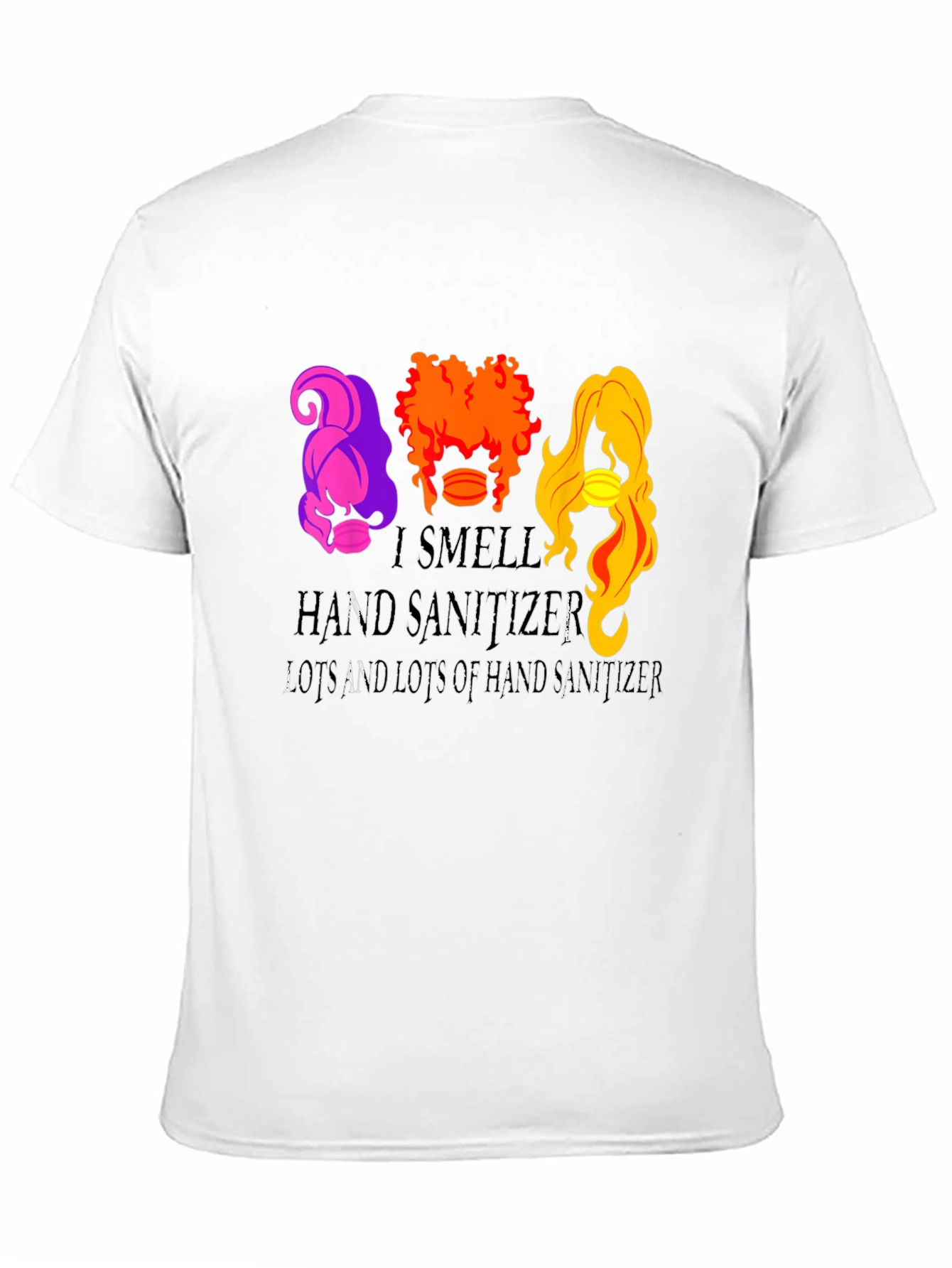 Black I Smell Hand Sanitizer T-Shirt view 11