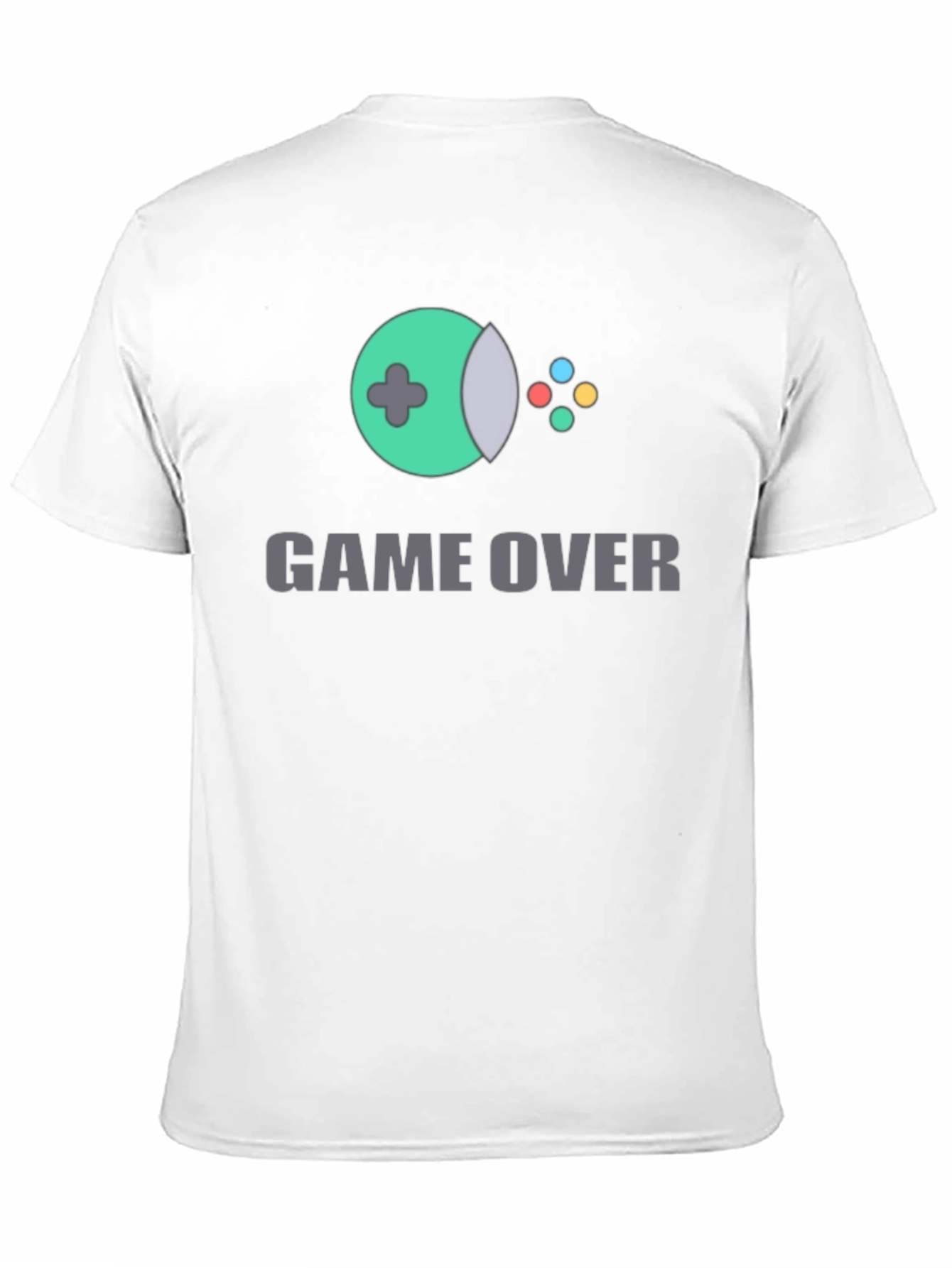Black Game Over Graphic T-Shirt - Gamer Style Tee view 11