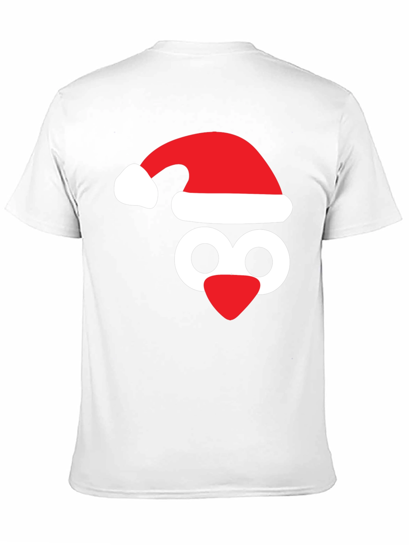Black Festive Penguin Tee - Santa Hat Holiday Shirt view 11