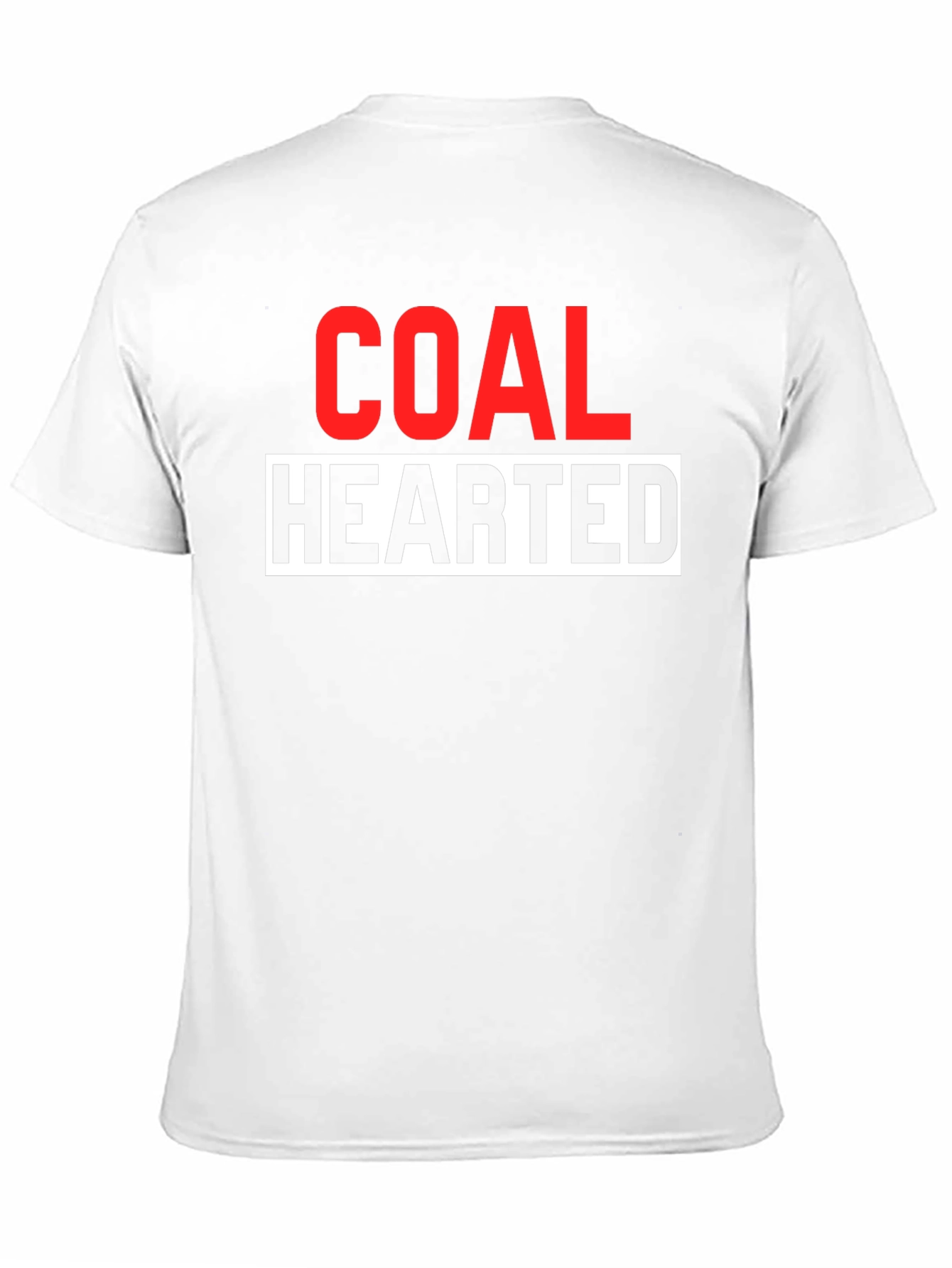Black Coal Hearted Graphic Tee - Bold Statement T-Shirt view 11