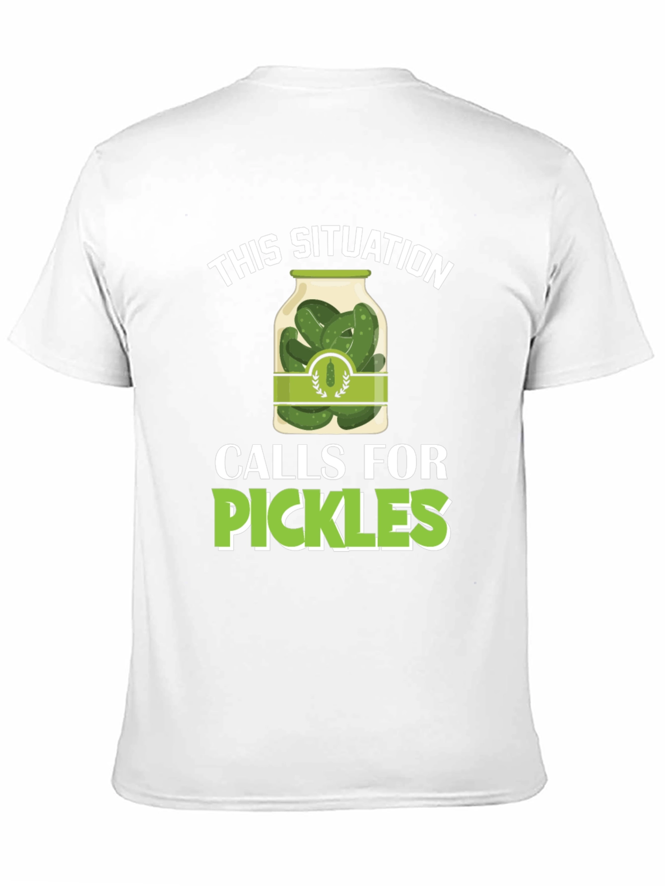 Black Pickles Situation T-Shirt Funny Foodie Tee view 11
